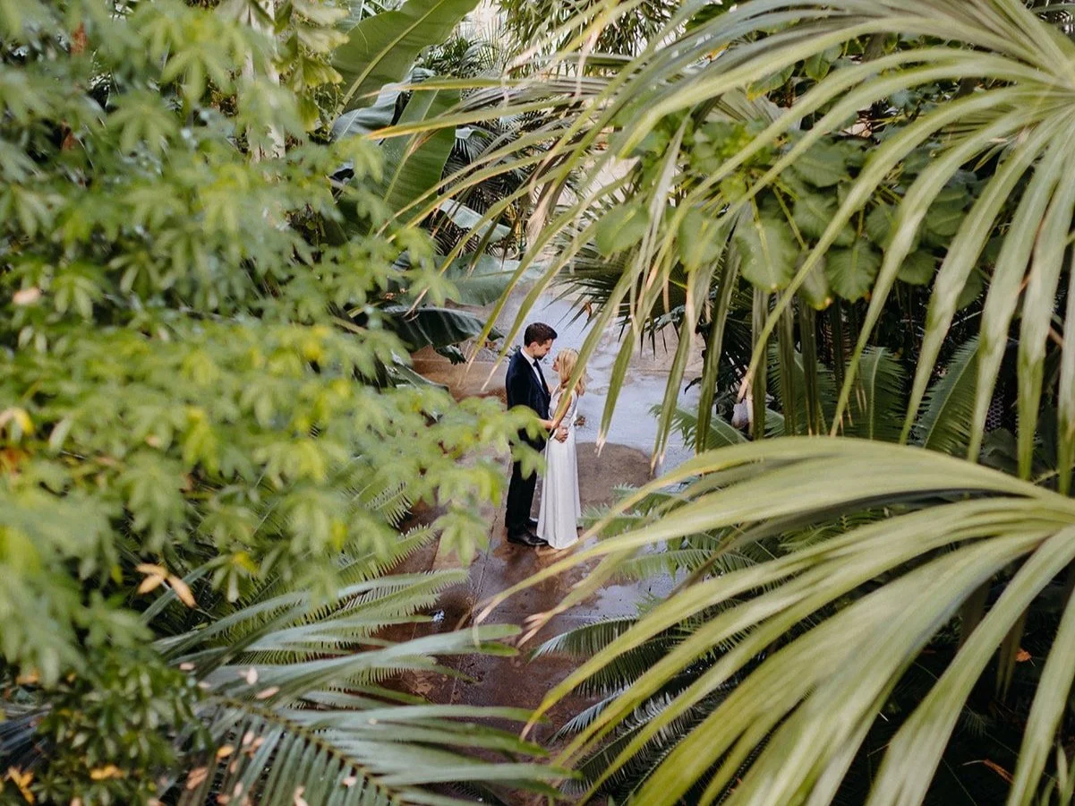 Becky & Max's Botanical London Wedding at Kew Gardens Orangery