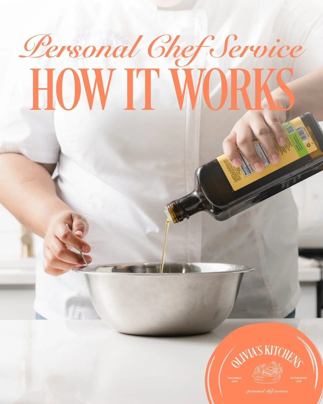 Curious what having a personal chef actually looks like?👀

From the first conversation to having fresh, personalized meals ready to enjoy, Olivia's Kitchens makes the entire experience feel simple and seamless.

Swipe through to see how it works, th