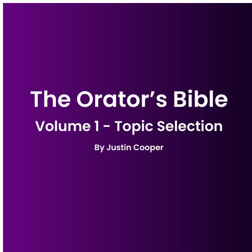 Original Oratory — Justin Cooper Speech