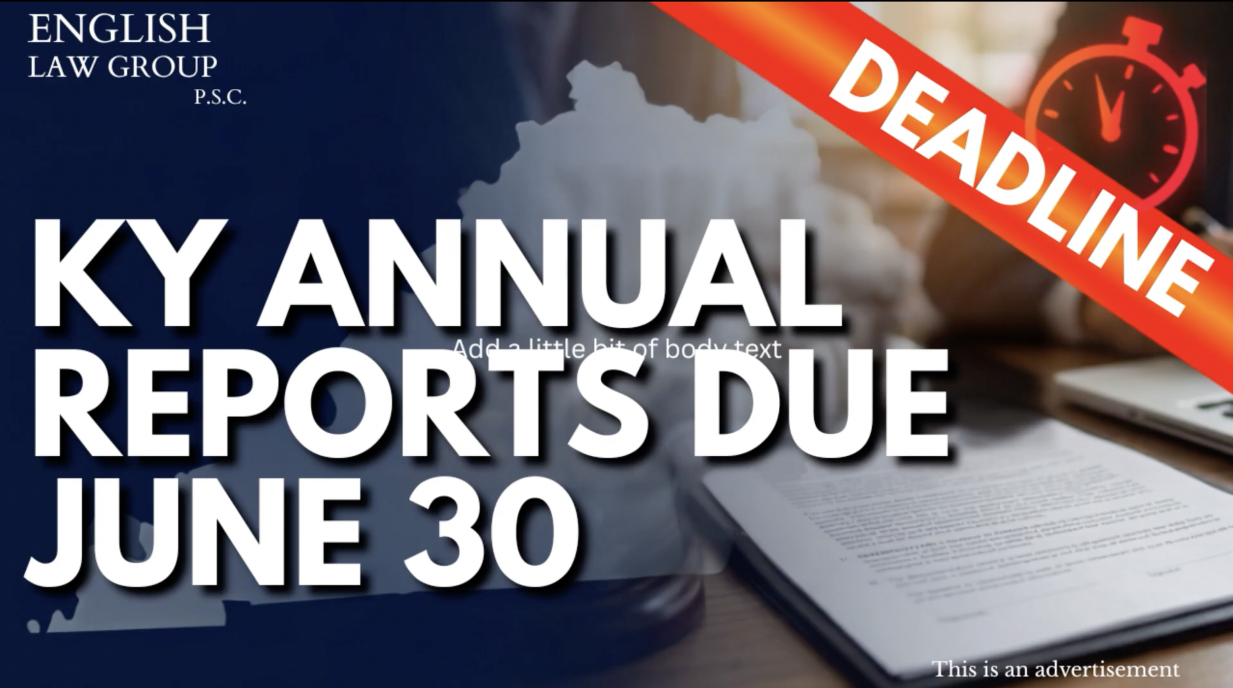 Kentucky Annual Reports Due June 30: Don't Risk Losing Your Business's Good Standing
