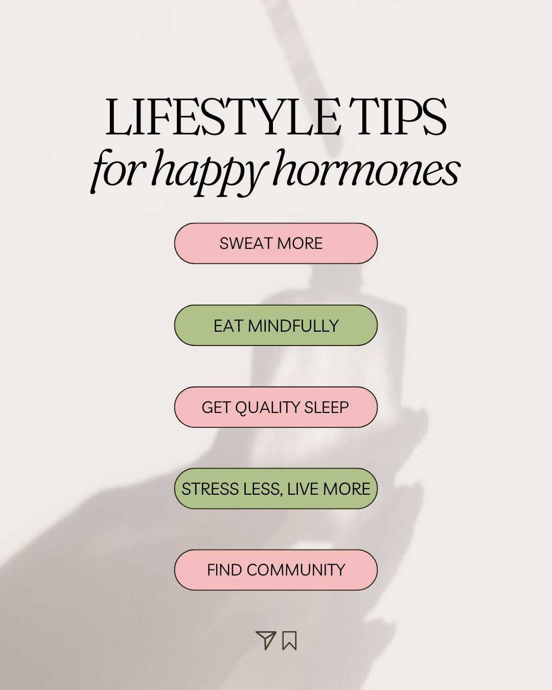 Ready to tackle your PCOS symptoms? Try these lifestyle tips! 🙌

✨ Exercise is your sidekick: The power of exercise! It's not just about shedding pounds; it's about managing your PCOS symptoms. Regular physical activity can boost your body's sensiti