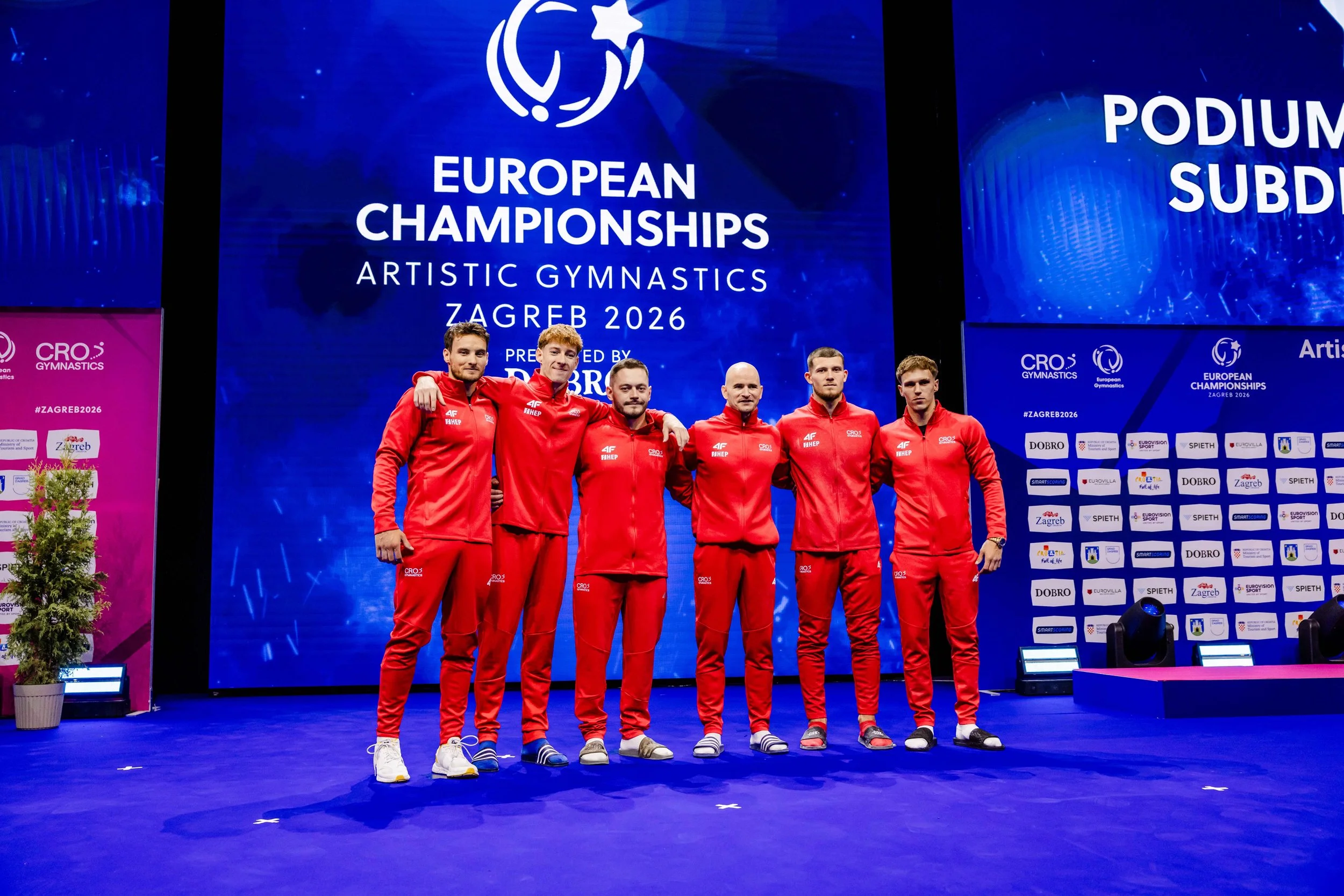 Marko Jovičić, Mateo Žugec, Tin Srbić, Filip Ude, Ilia Kovtun i Aurel Benović | GK Rijeka