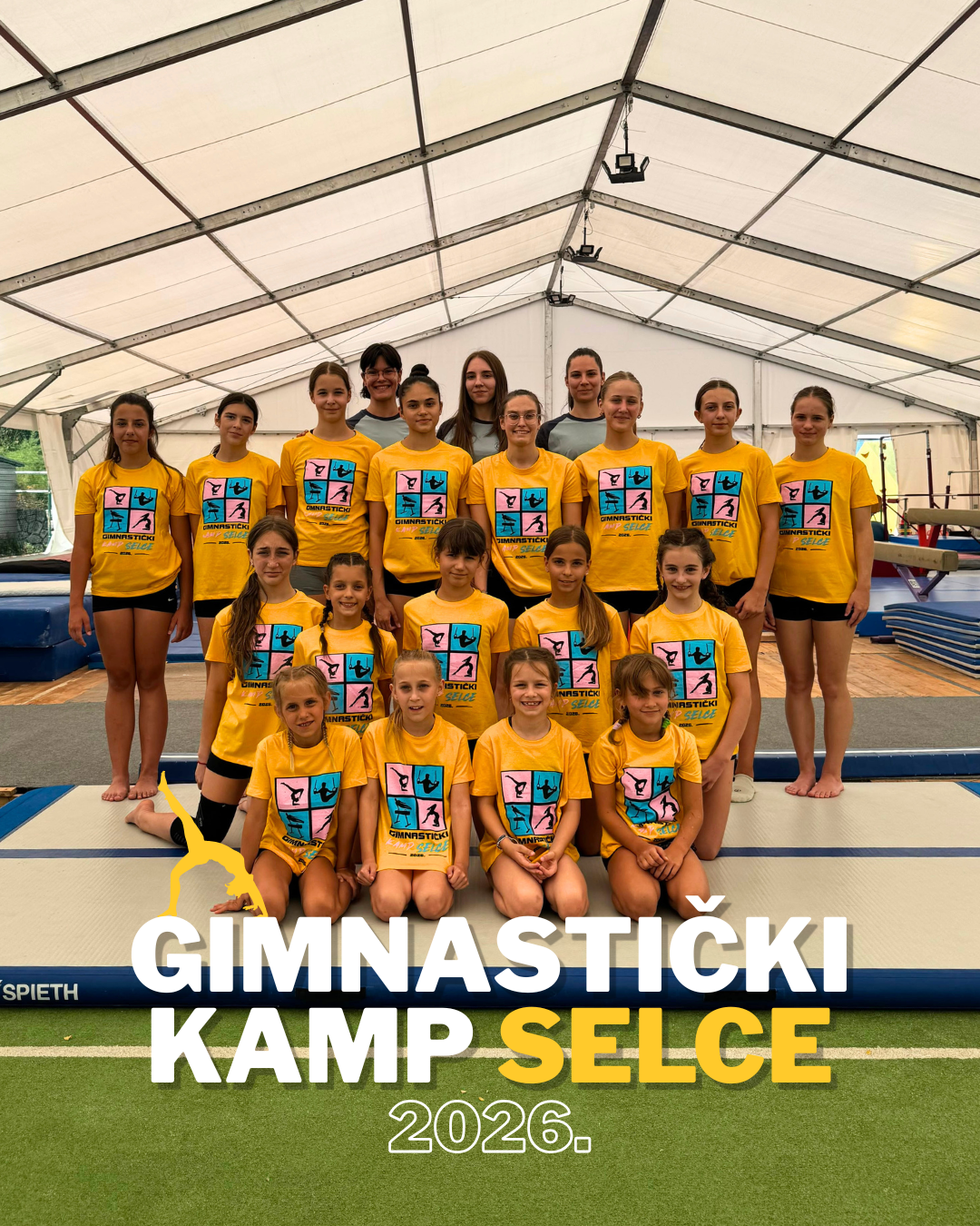 GK Rijeka | Gimnastičarke s trenericama na ljetnim pripremama u Selcu