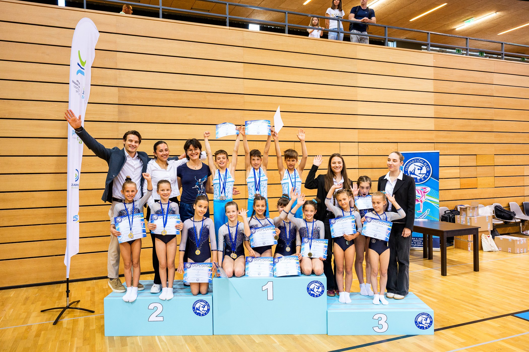 13 medalja za Rijeku na 2. kolu regije Zapad | GK Rijeka