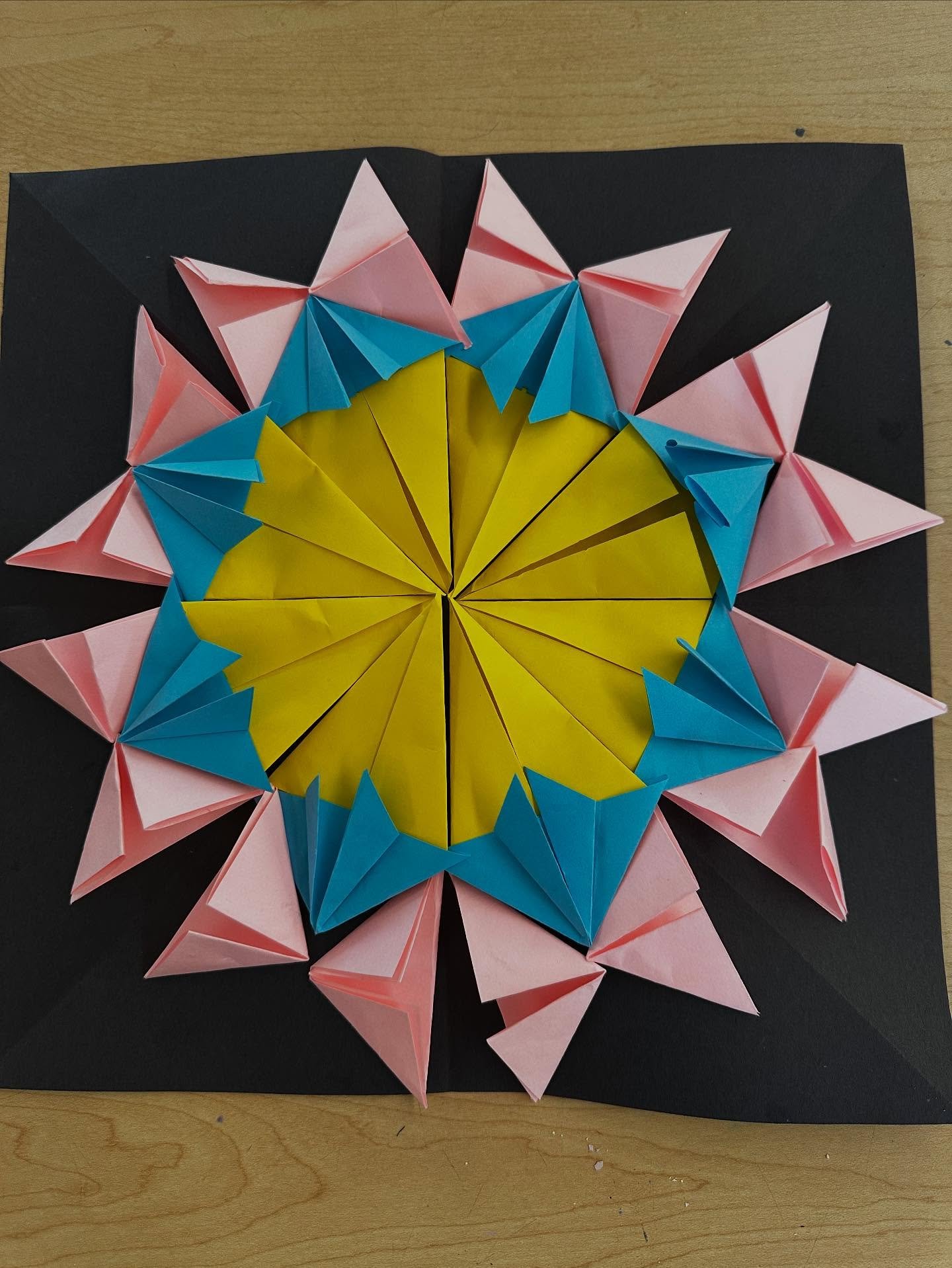 Radial Design Relief Sculpture -6th grade
