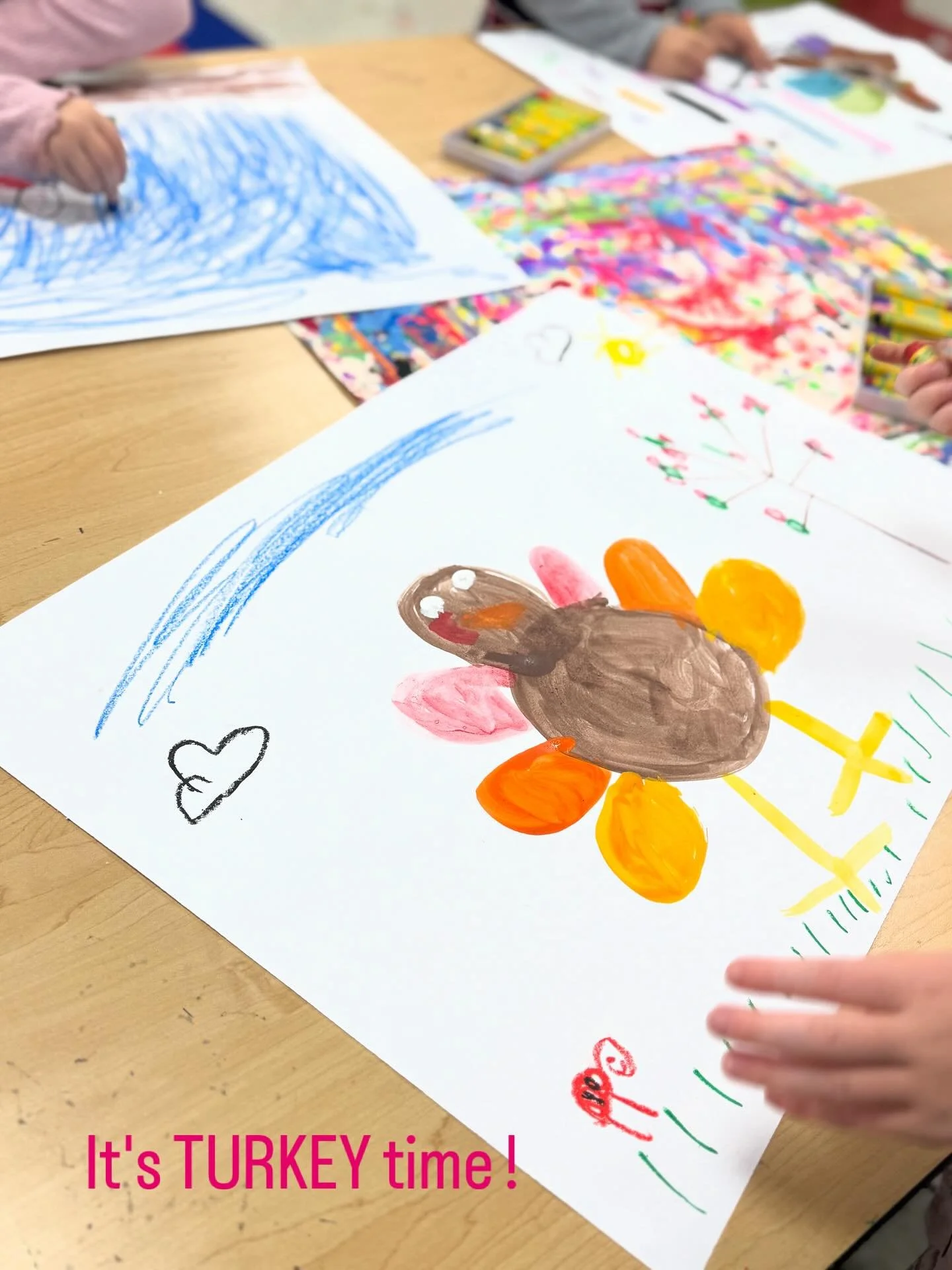 It's turkey time at Miller Driscoll School . #wiltonwayct #wiltonfapa #elementaryarteacher #artteacher#fapa_wilton