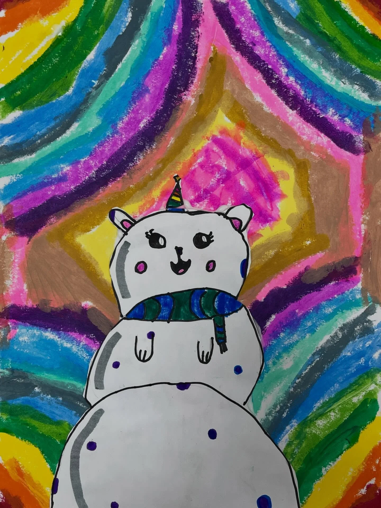 Super Cute Snow Characters!!! Second Grade students had so much fun creating these magical pieces of art! ⛄️⛄️❄️❄️❄️⛄️⛄️❄️❄️❄️⛄️⛄️ #snowcharacters #wiltonwayct