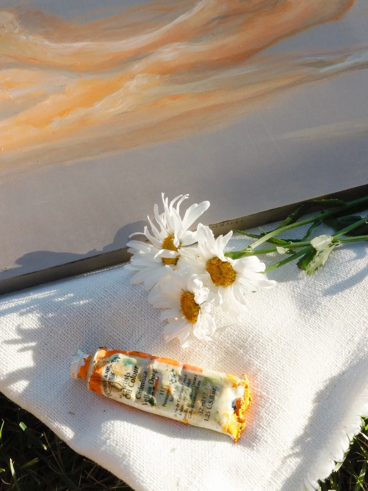 details 

oil on silk. 24 x 32 inches