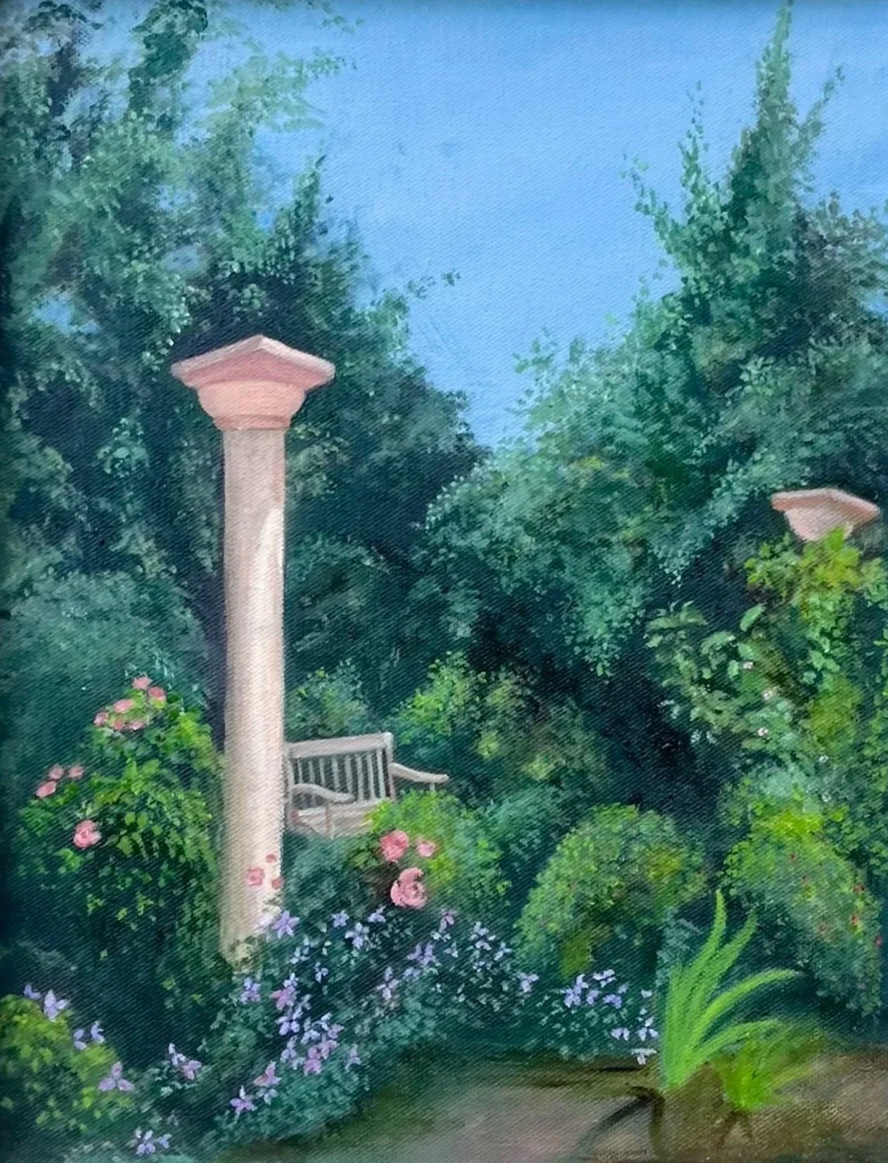 In the Garden

13 x 15 inches. Oil on canvas. Sold.