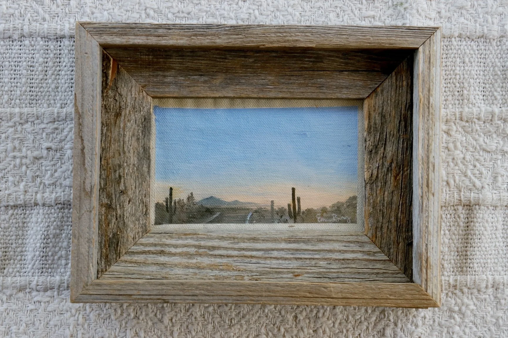 Afterglow

Oil on raw canvas. 6 x 8 inches. Available at Leela Market.