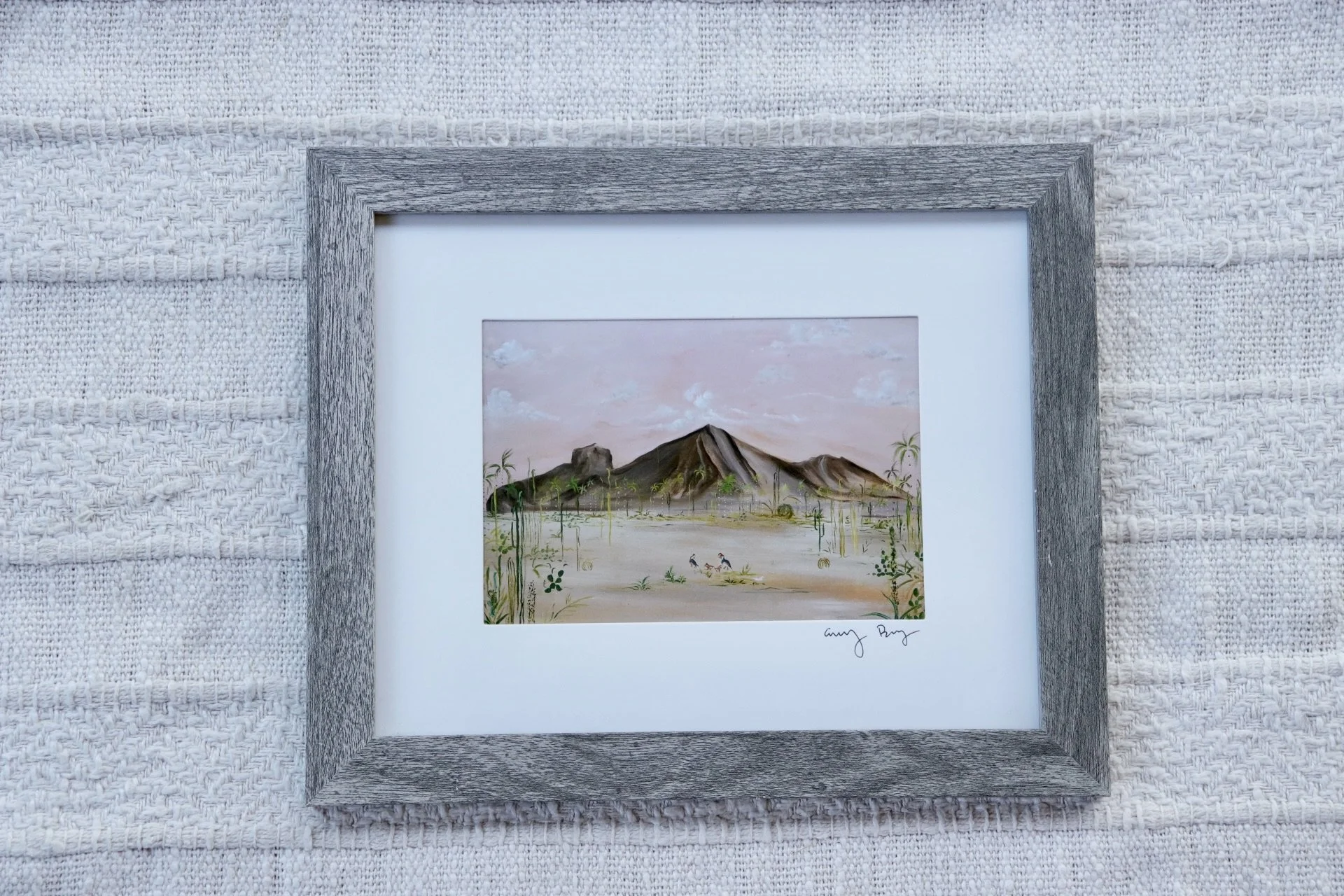 Pretty in Pink 

Print. 5 x 7 inches in 9 x 12 inch frame. $75