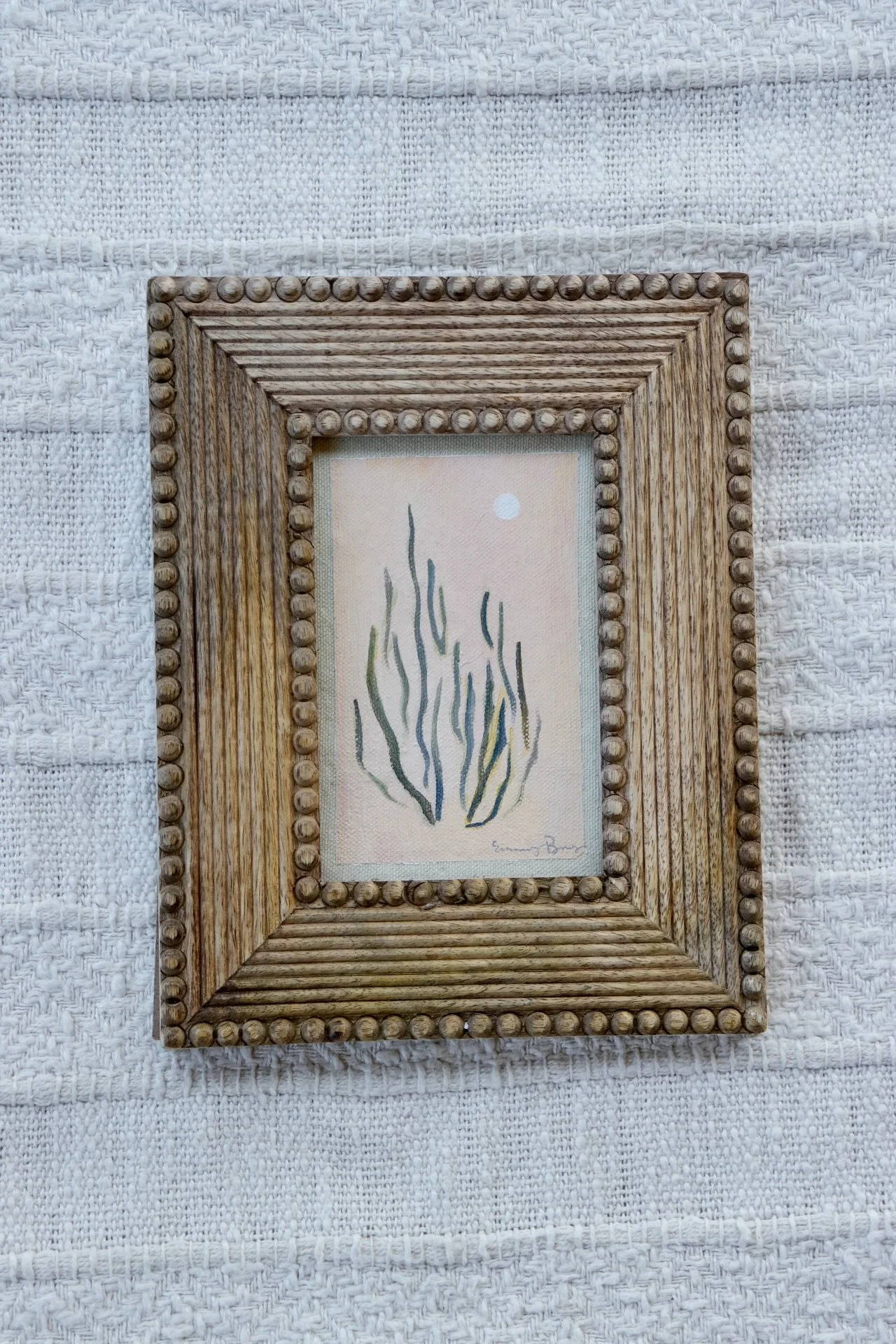 Senita Under the Moon

Oil on upcycled fabric. 7.5 x 9 inches. $45