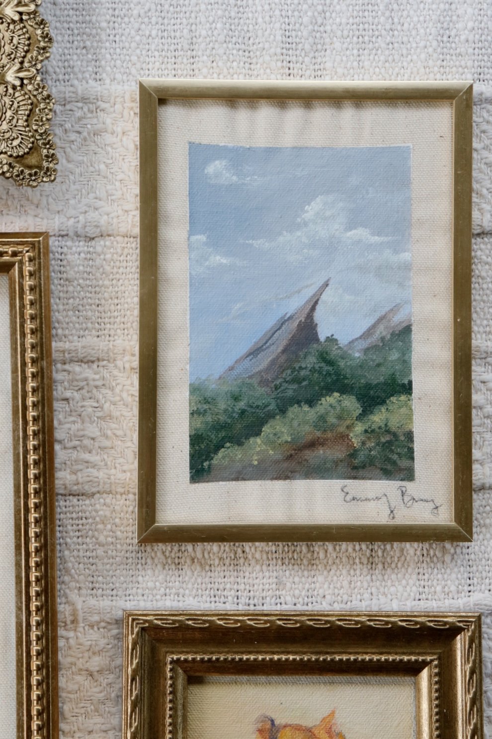Boulder Mountain Park
Oil on raw canvas. 5 x 7 inches. 
Available at Bliss Boulder.