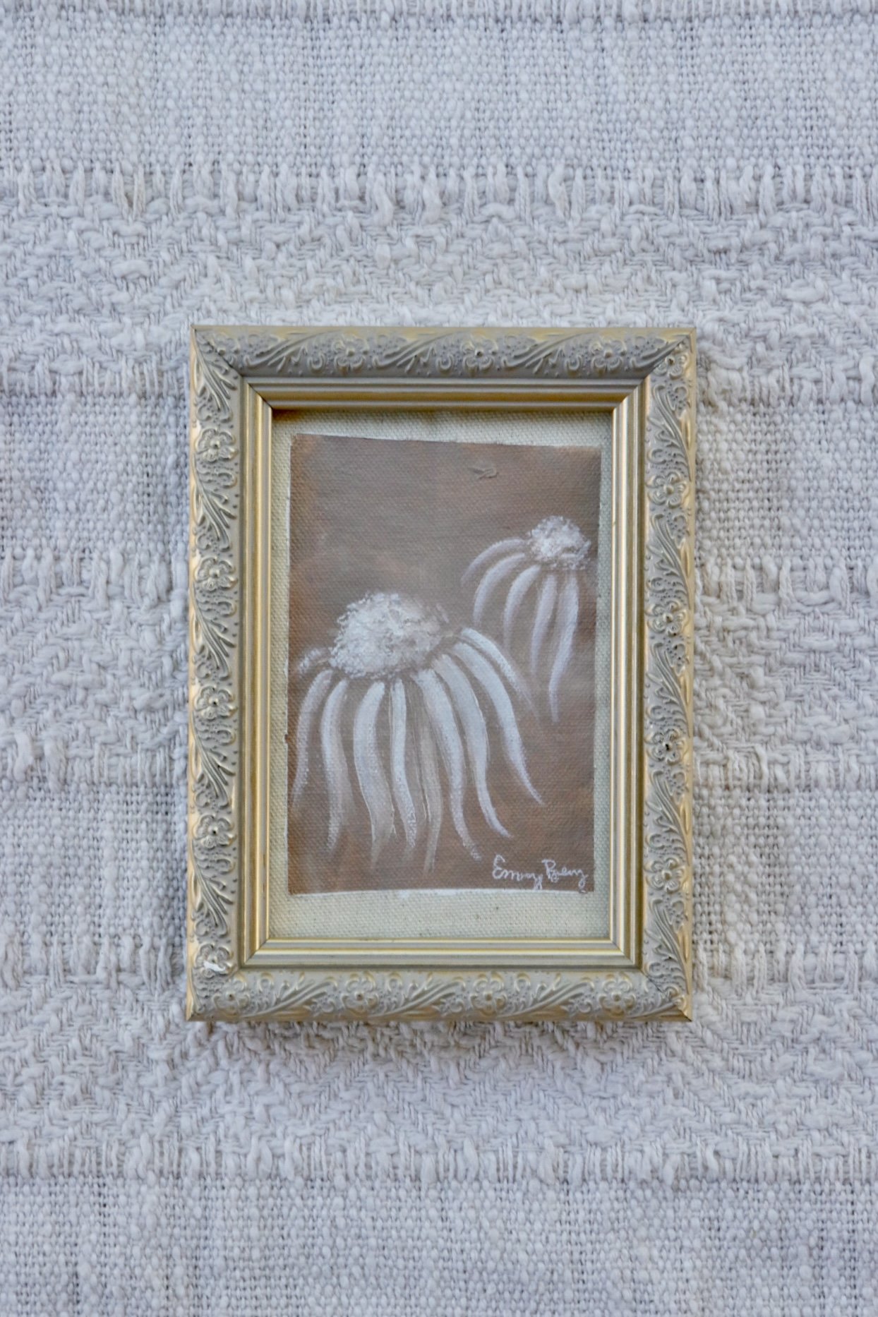 Floral Study

Oil on raw canvas. 5 x 7 inches. Available at Sweet Peas & Sage.