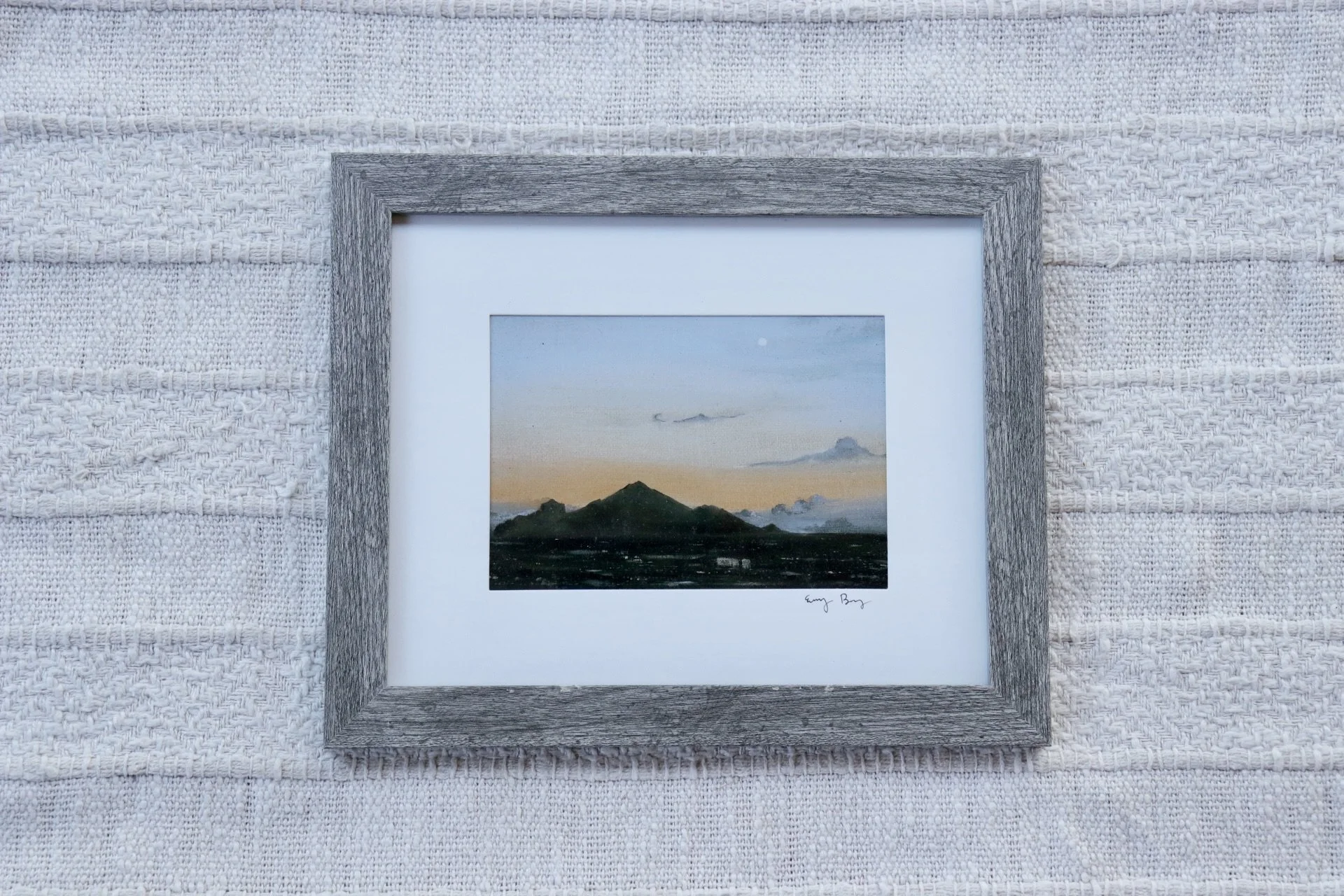 Quiet Over the Valley

Print. 5 x 7 inches in 9 x 12 inch frame. $75