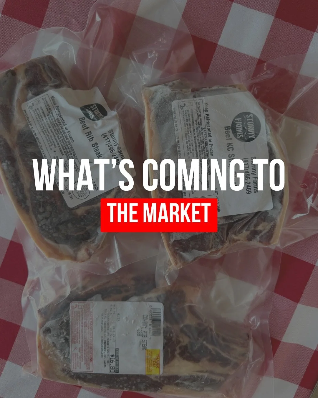 Bringing the best of our regenerative farm to the Webb City Farmers Market this morning! 🐓🥚🥩🥓

✅ Farm-fresh Eggs
✅ Pasture-raised Chicken &amp; Pork
✅ Grass-fed Beef

Come stock up on nutrient-dense, local food raised with care for the land and a