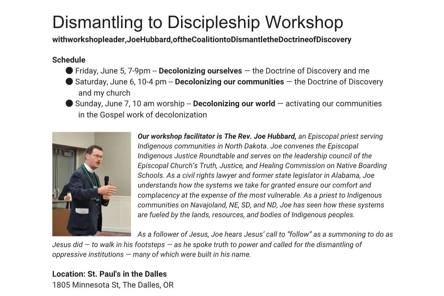 Dismantling the Discipleship Workshop