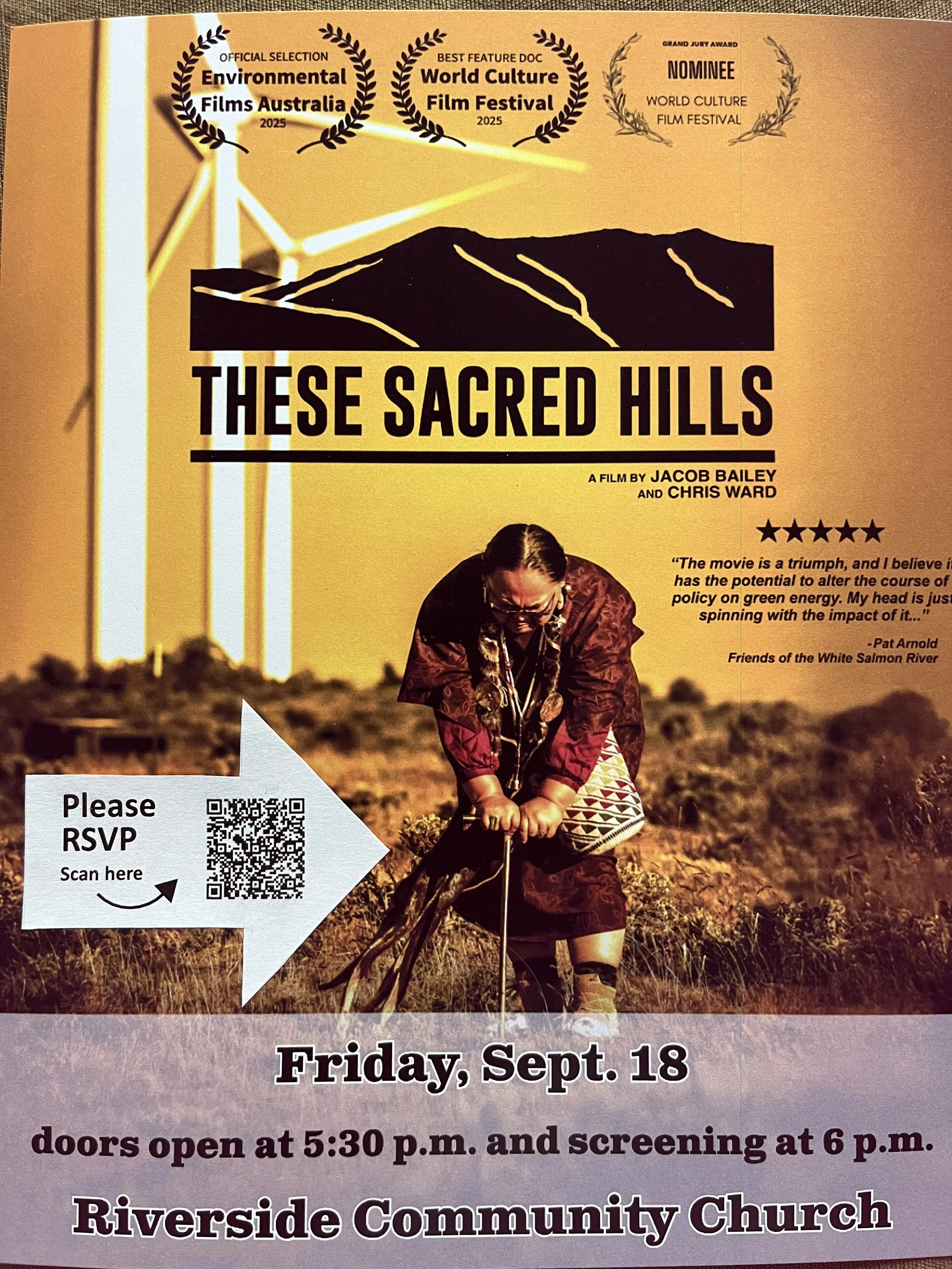 These Sacred Hills Film Screening