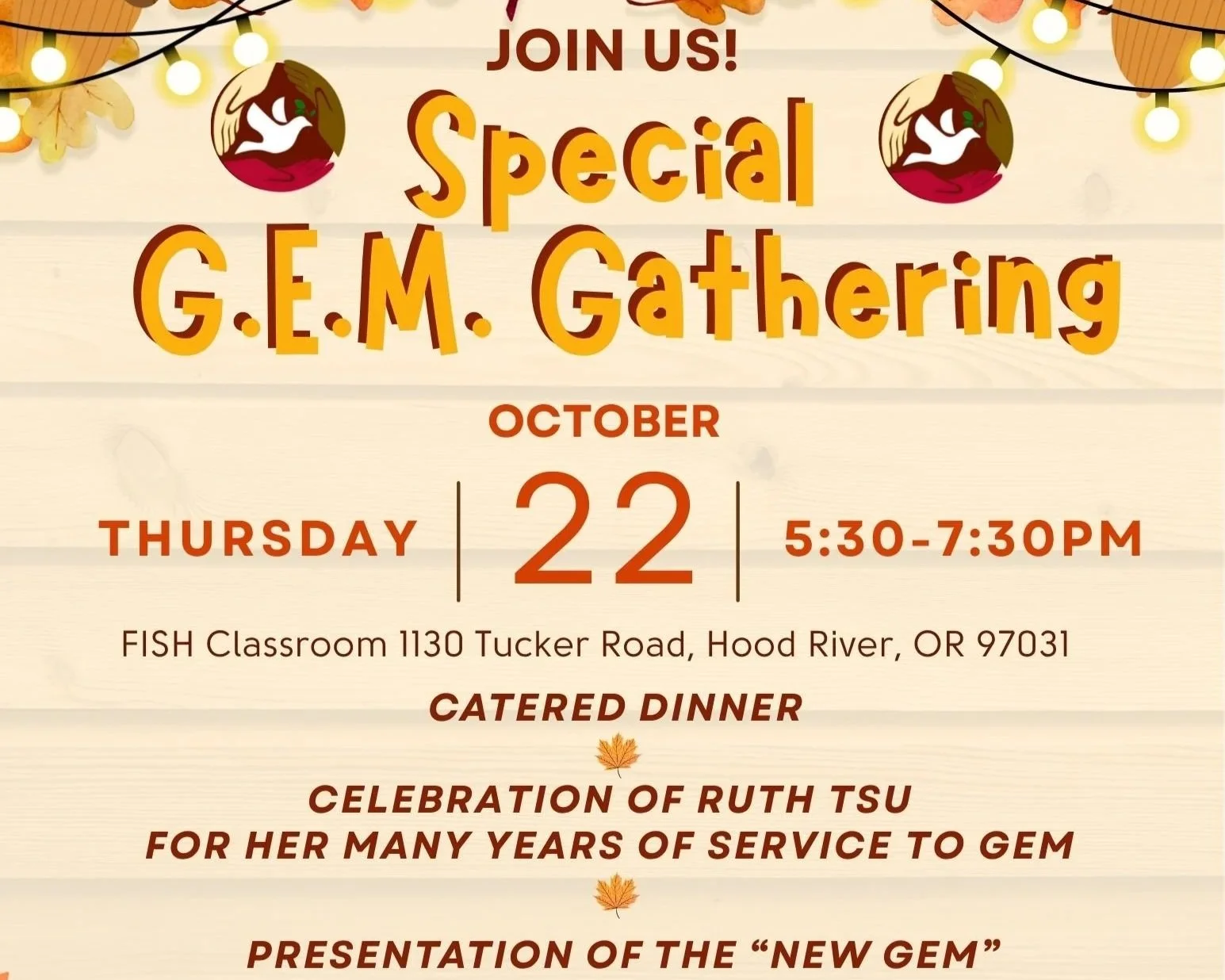 Special G.E.M. Gathering