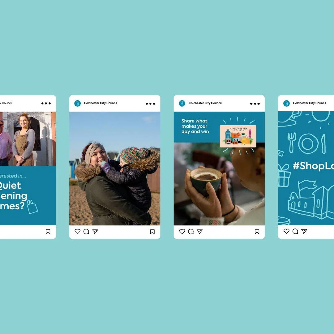 Through a vibrant brand identity and a multi-channel approach&mdash;from social media to radio ads and brochures&mdash;the Make Your Day campaign reached new heights with 401K social media impressions and 229K radio impacts. Colchester&rsquo;s spirit