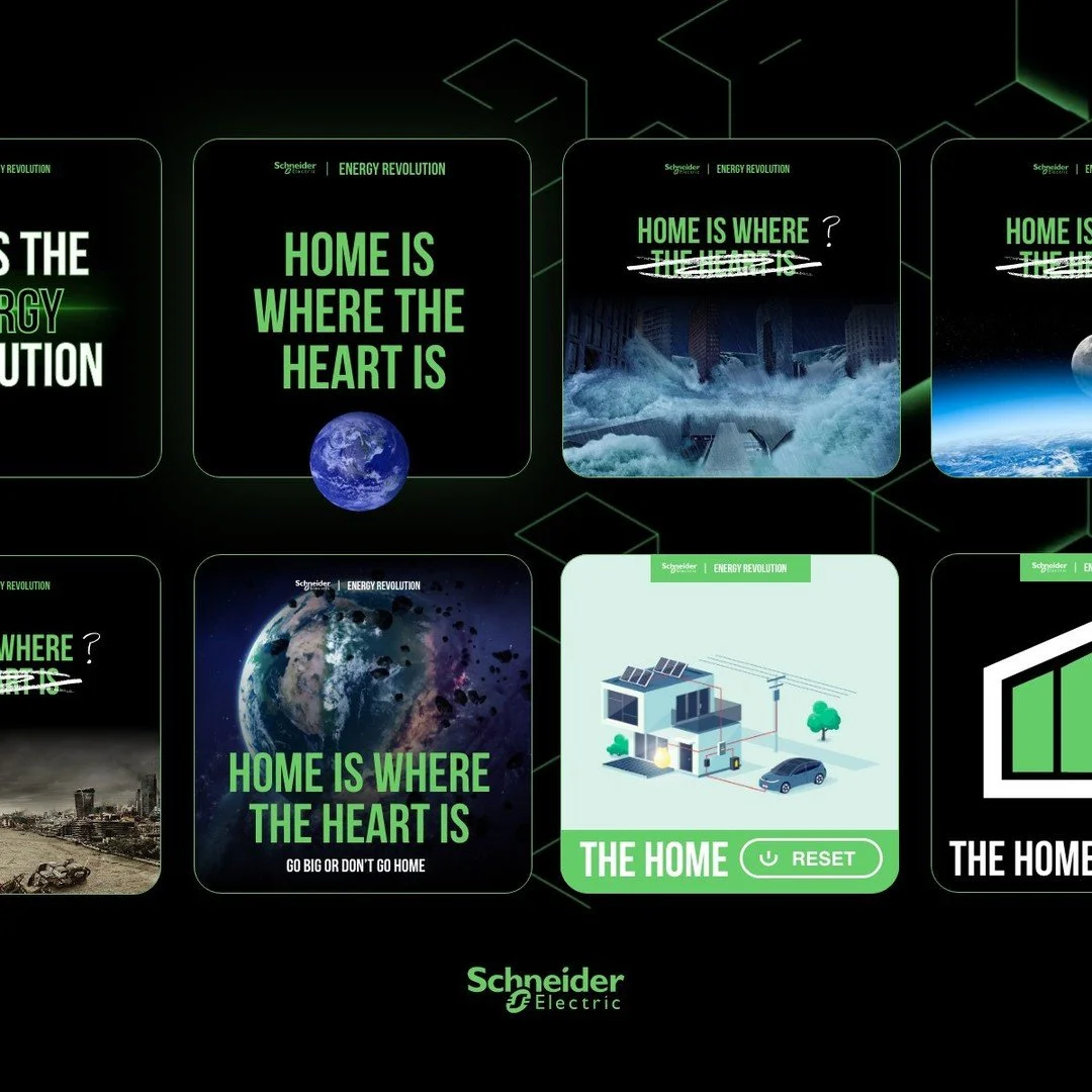 From insights to impact. Our creative campaign for Schneider Electric strengthened their brand perception as a driving force for sustainable change. Together, we empowered audiences with the knowledge to make a difference. 🌍

#SustainabilityChampion