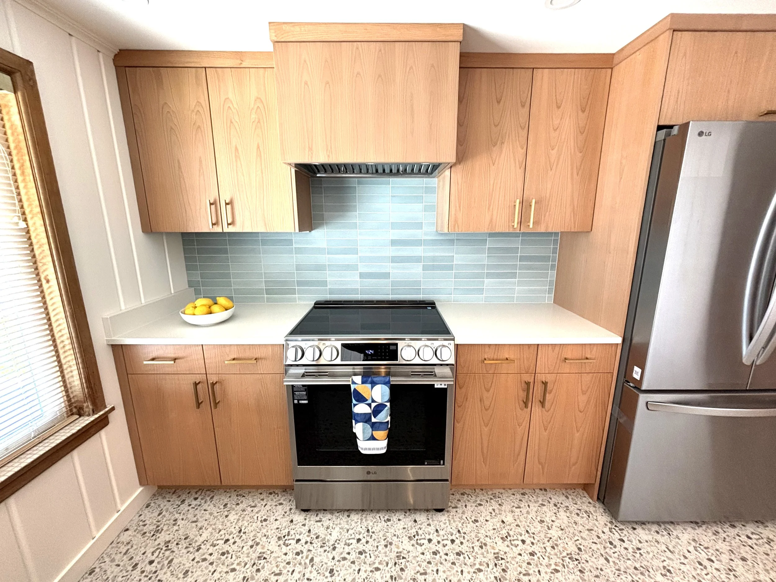 Interior Design. Home Remodel. Interior Designer. Whidbey Island. Whidbey Island interior design. Whidbey Island interior designer. Spatial Design. Kitchen with peninsula. Mid-century modern. MCM. 