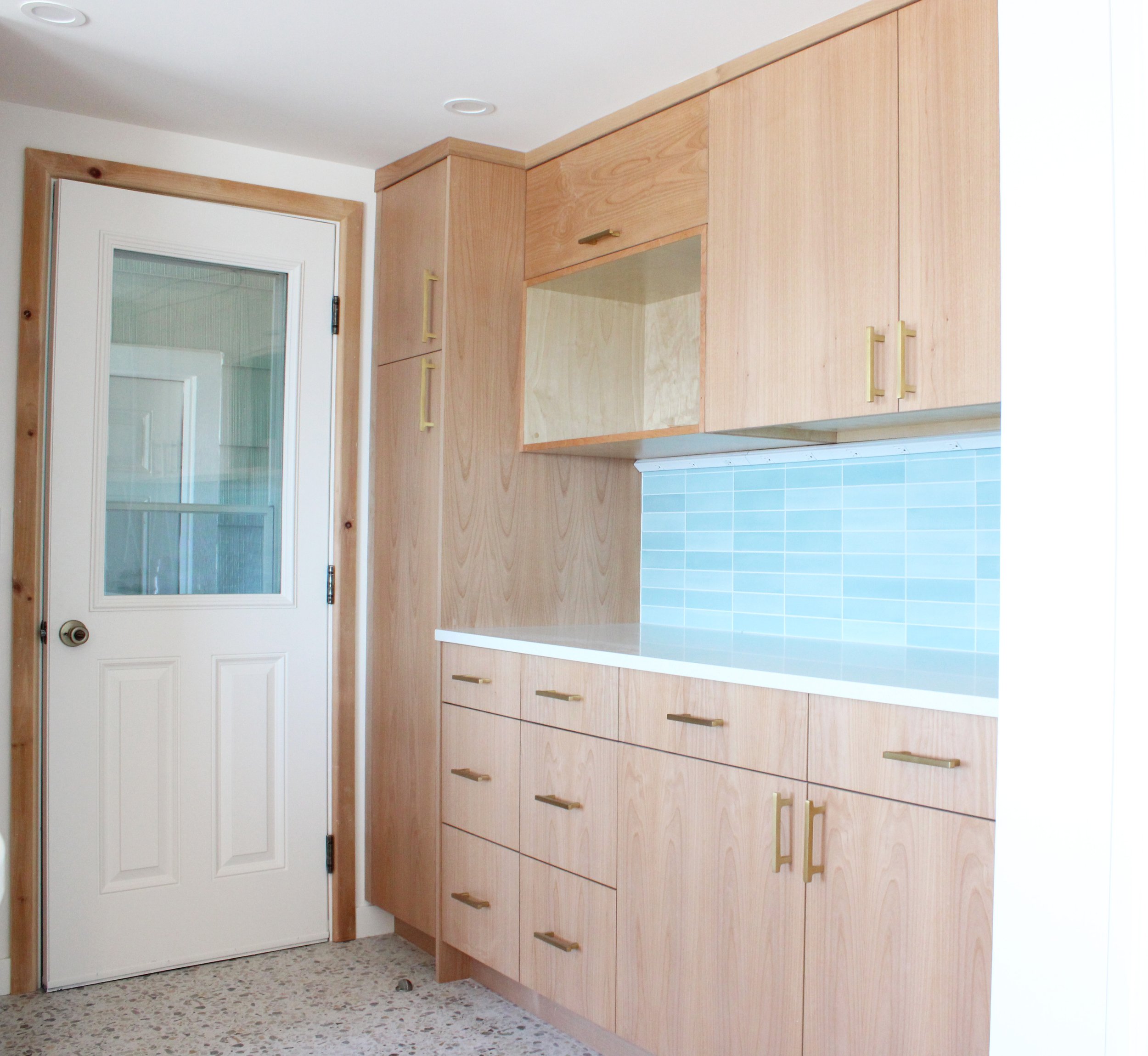 Interior Design. Home Remodel. Interior Designer. Whidbey Island. Whidbey Island interior design. Whidbey Island interior designer. Spatial Design. Kitchen with peninsula. Mid-century modern. MCM. 