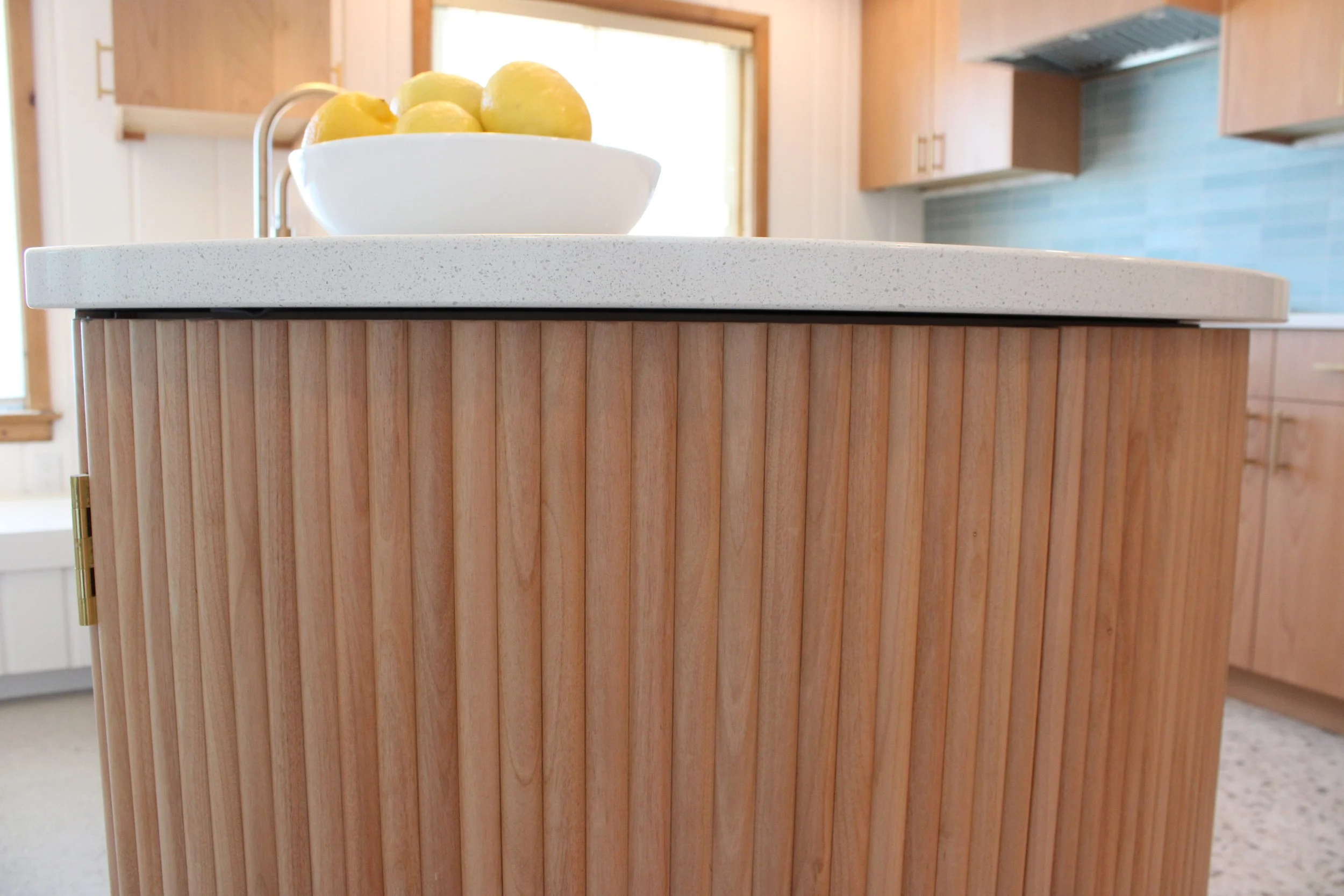 Interior Design. Home Remodel. Interior Designer. Whidbey Island. Whidbey Island interior design. Whidbey Island interior designer. Spatial Design. Kitchen with peninsula. Mid-century modern. MCM. 