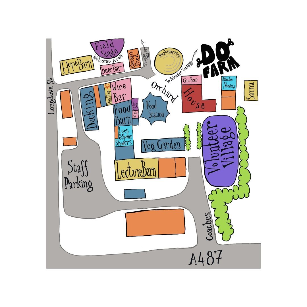 Do Lectures Map - Print