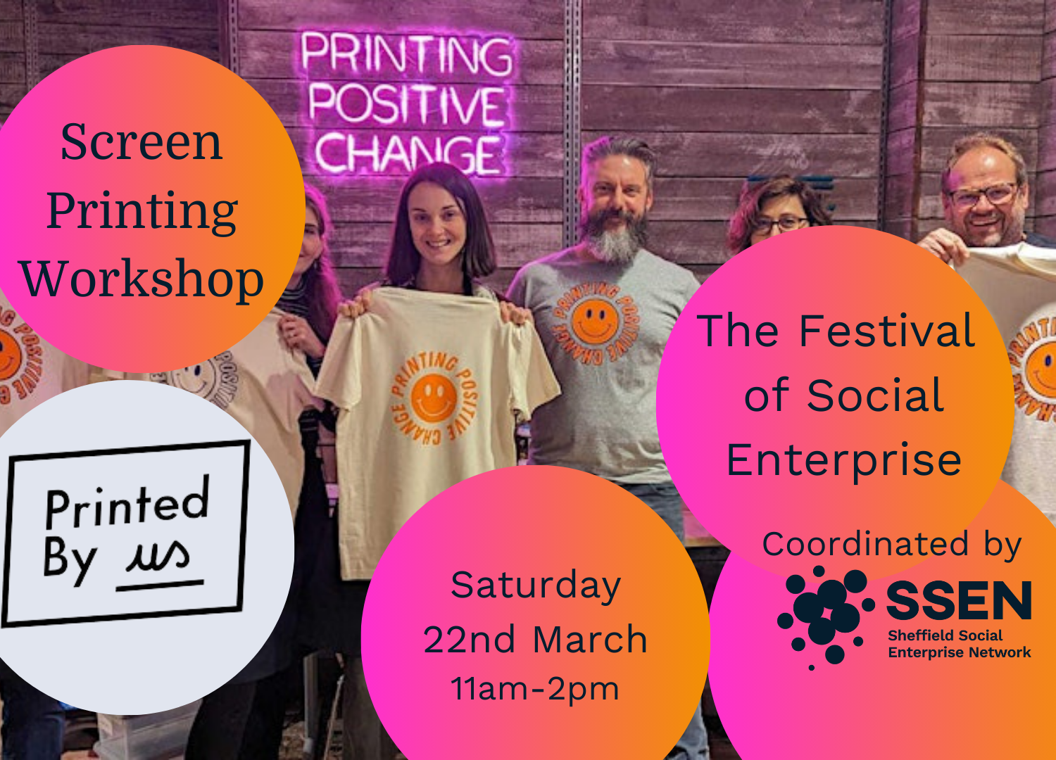 Printing Positive Change' Screen Printing Workshop