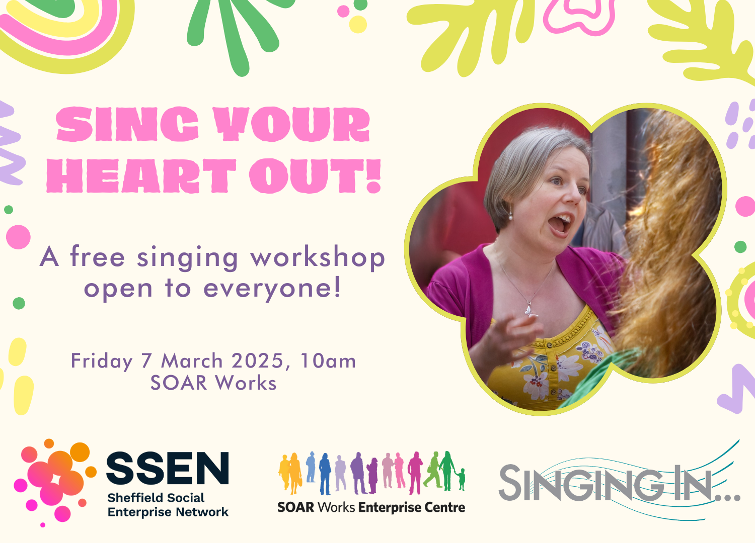 Sing Your Heart Out - A free singing workshop open to everyone!