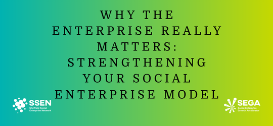 Why The Enterprise Really Matters: Strengthening Your Social Enterprise