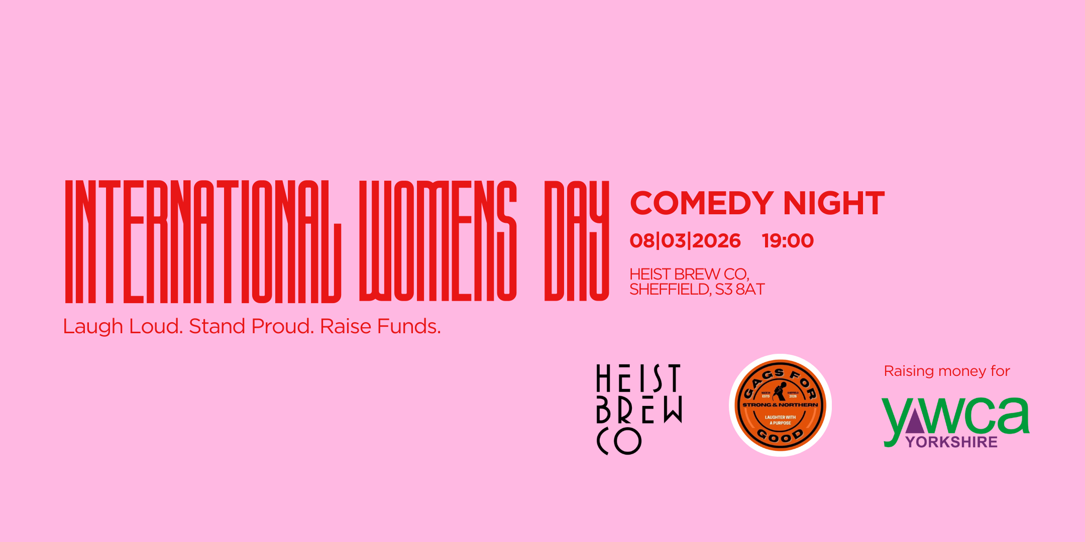 International Women’s Day Comedy Night in aid of YWCA Yorkshire