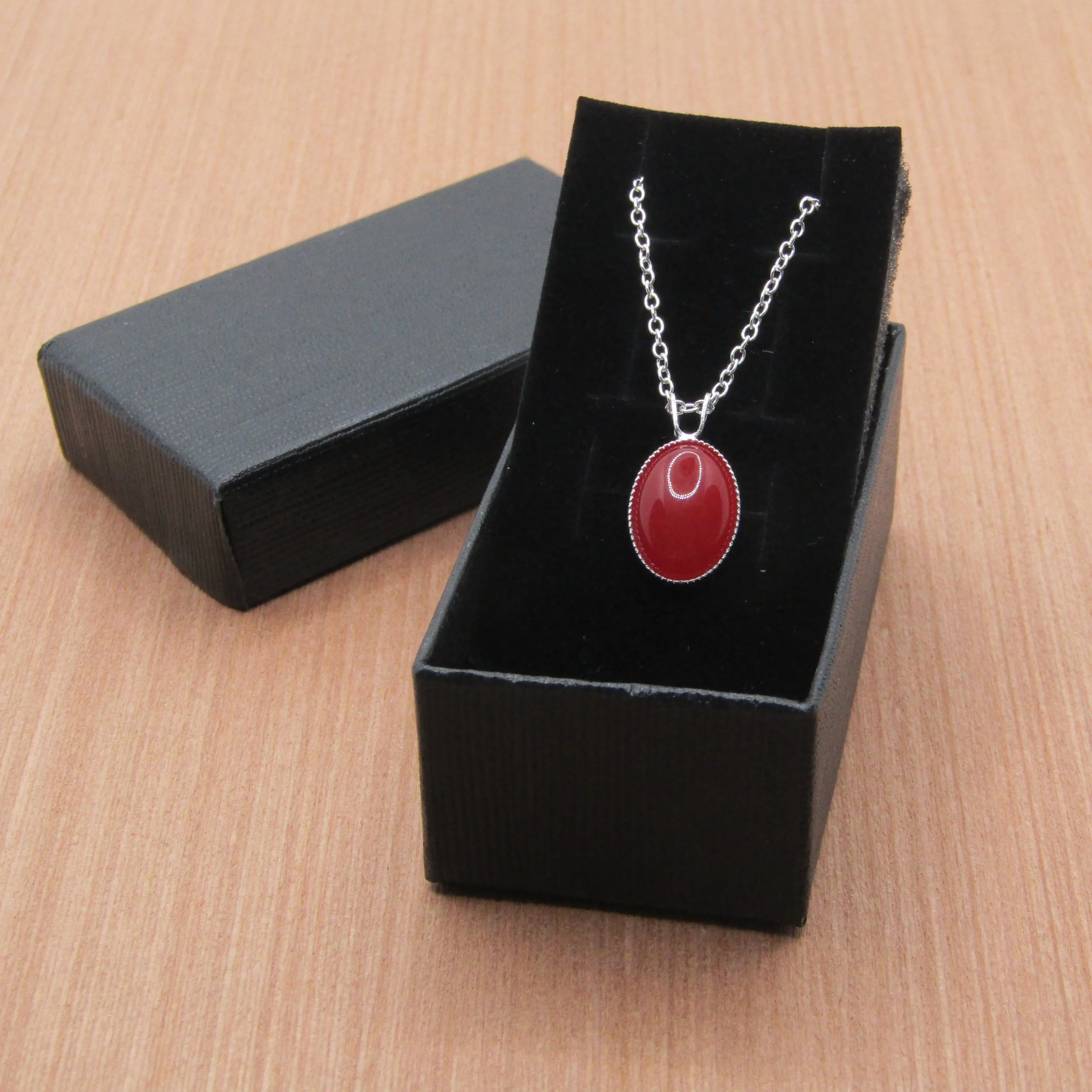 Carnelian Sterling Silver Necklace