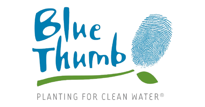 Blue Thumb planting for clean water logo