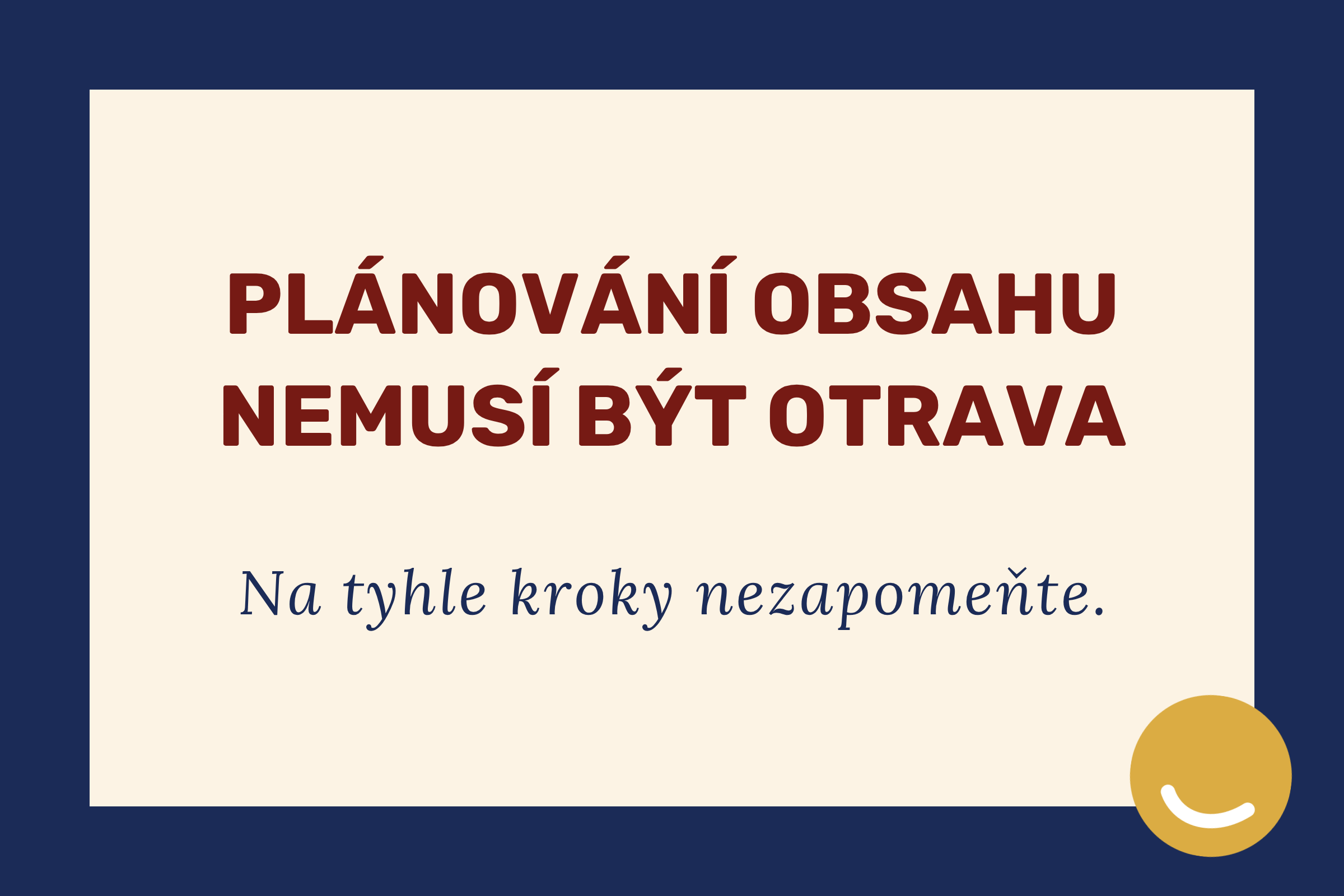 Jak si plánuju měsíc obsahu na sítě pro své podnikání