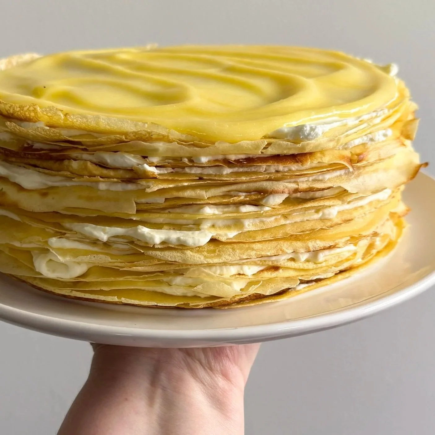 Lemon Crepe Cake