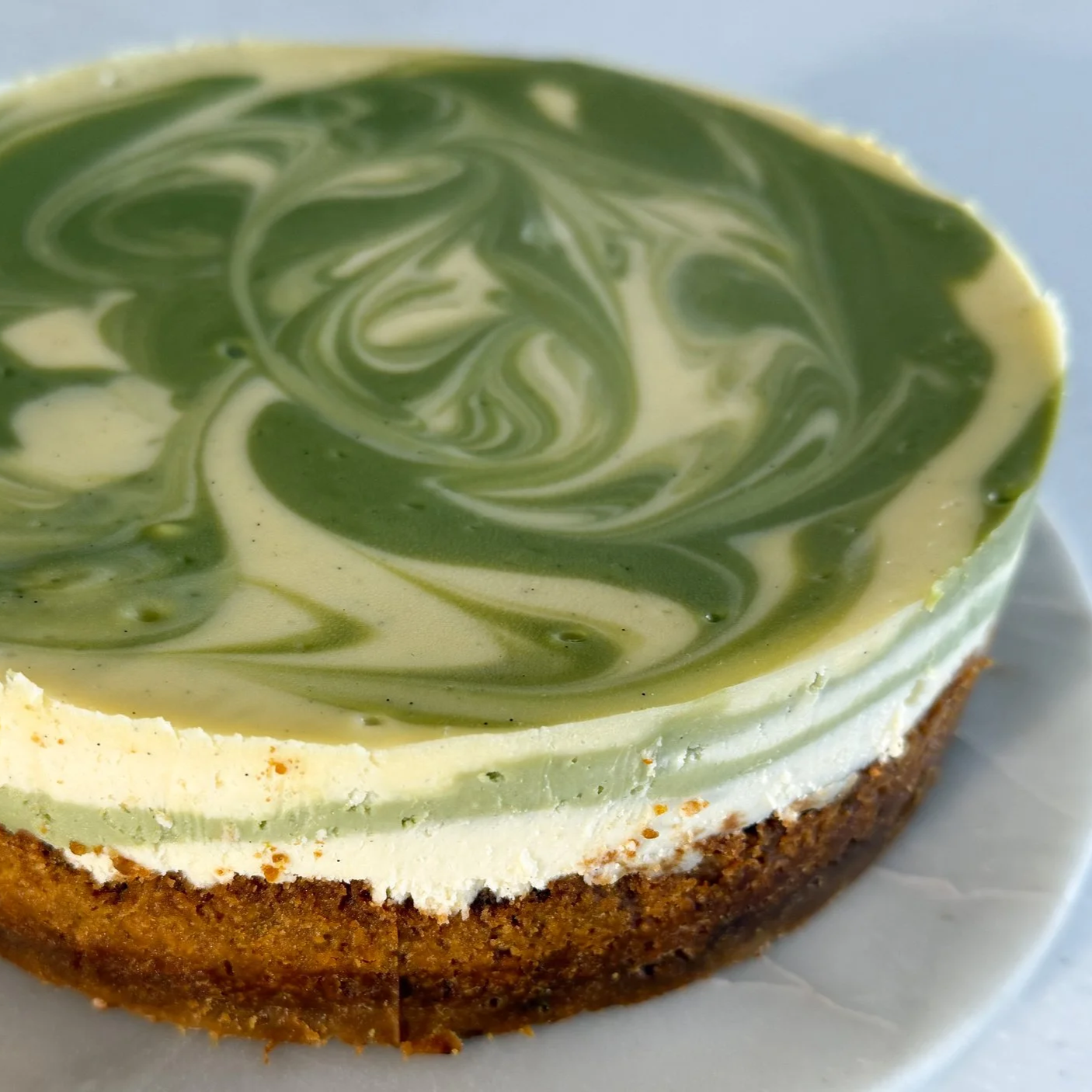 Vanilla Pistachio Cheesecake