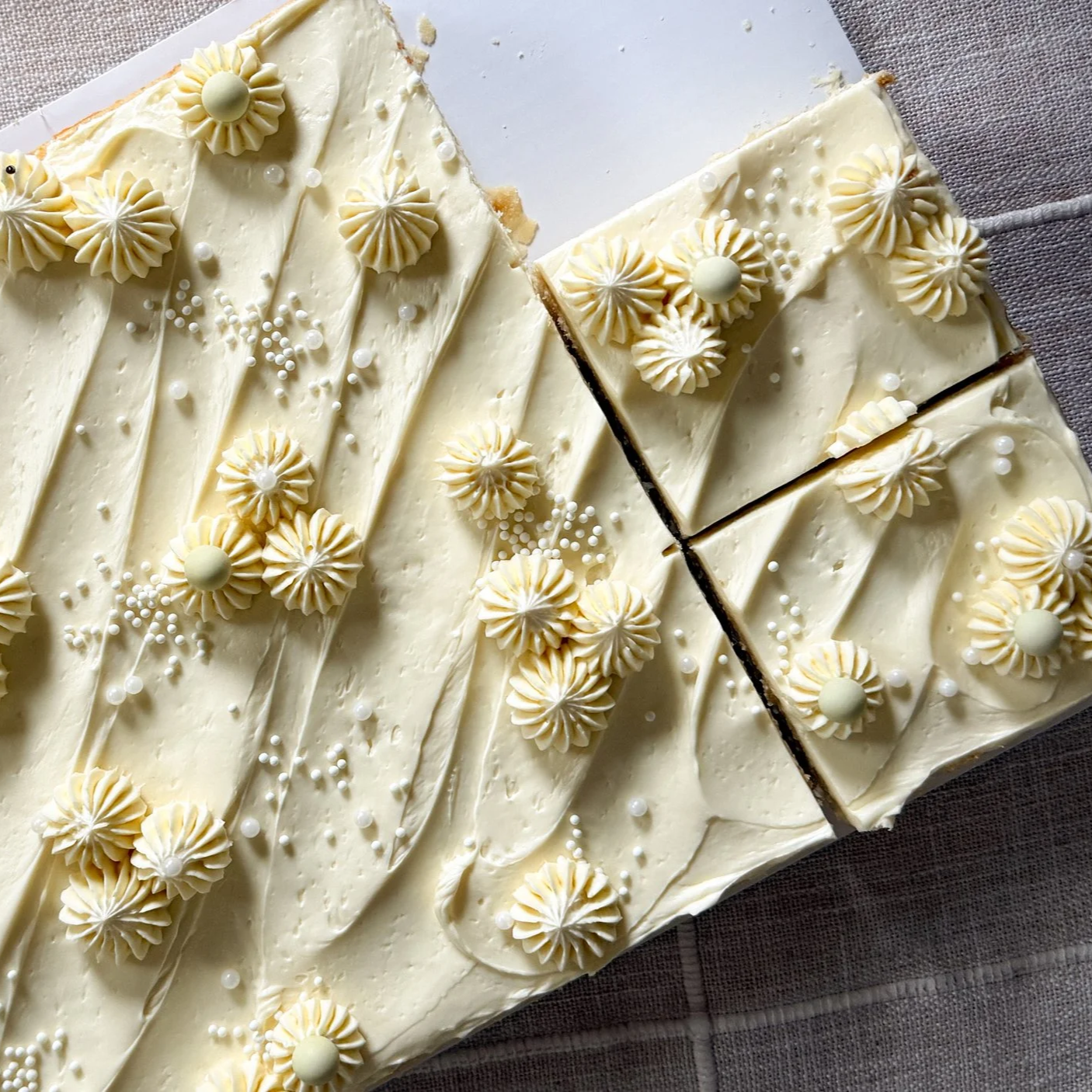 Perfect Vanilla Sheet Cake