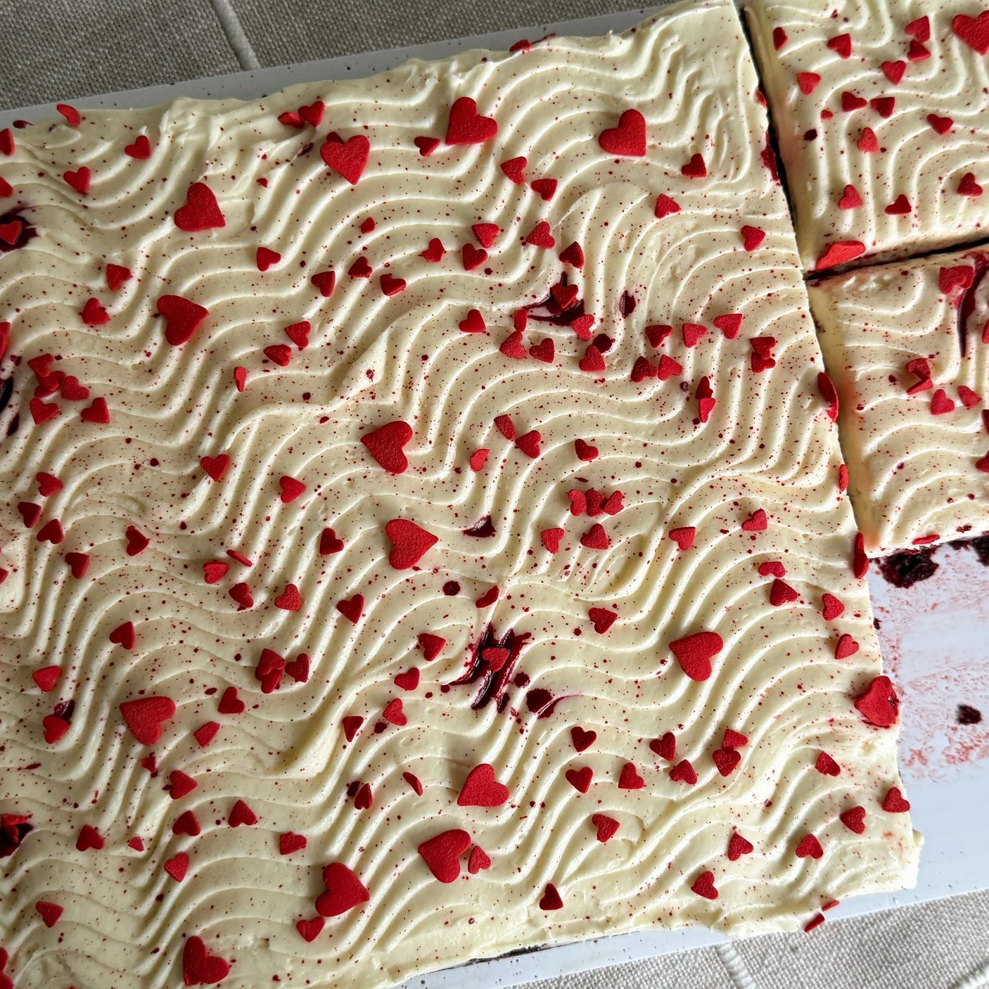 Red Velvet Sheet Cake
