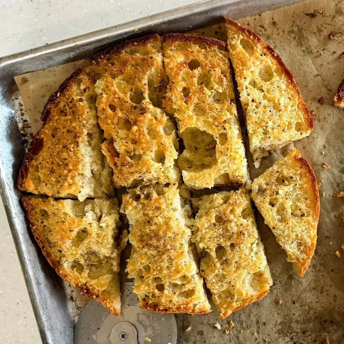 Roasted Garlic Focaccia