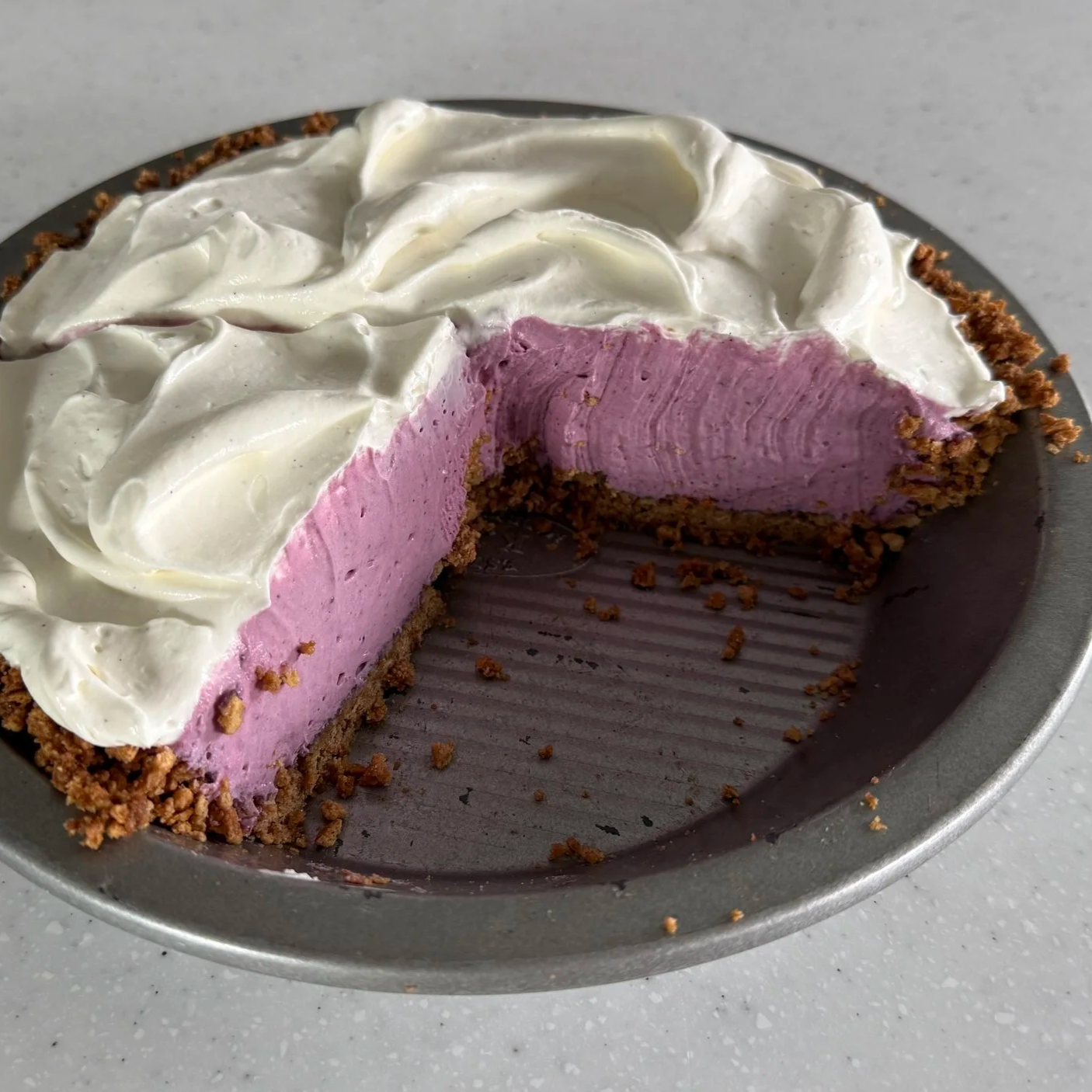 Blueberry Cream Pie