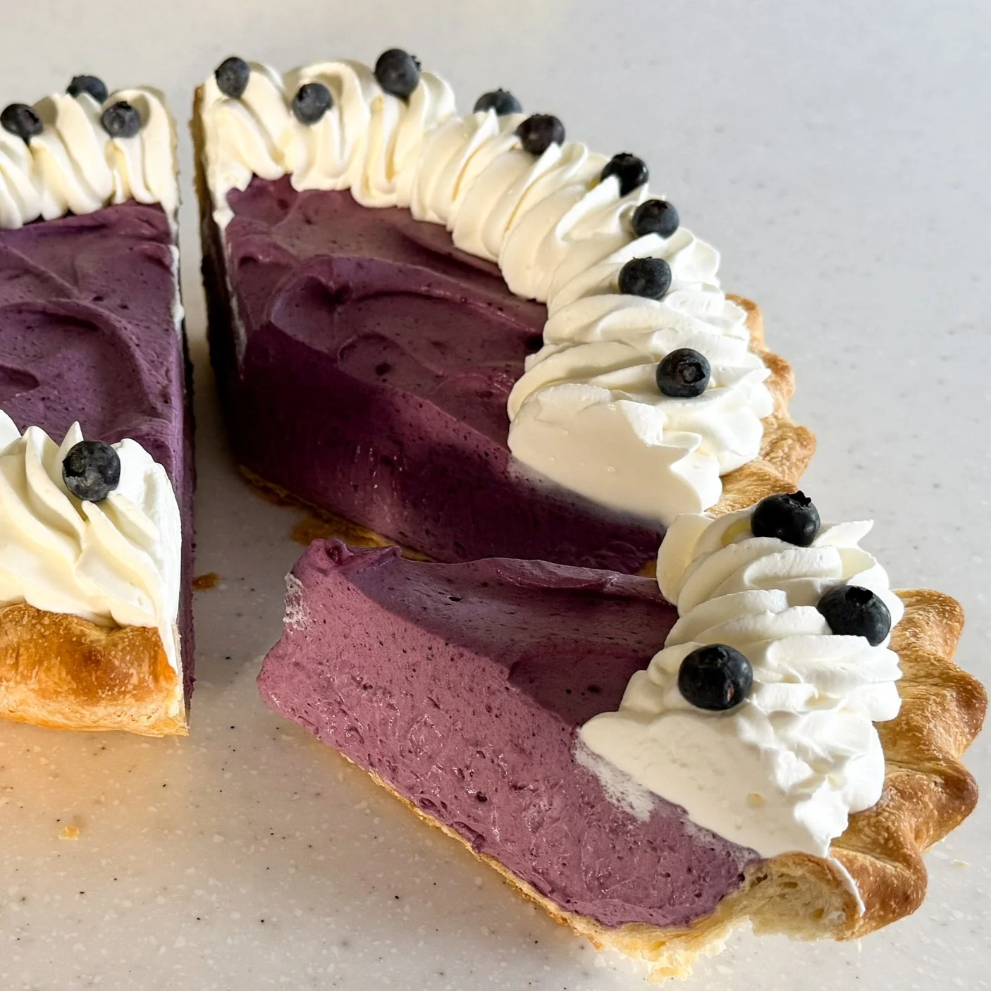 Blueberry Cream Pie