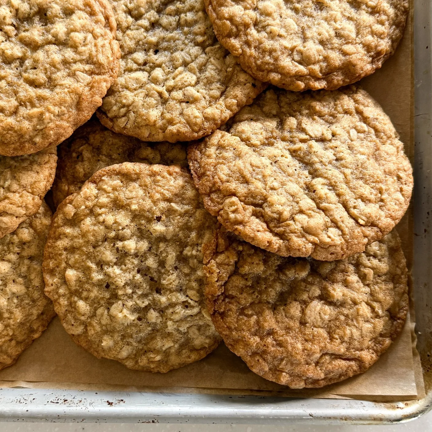Cardamom Oatmeal Cookies