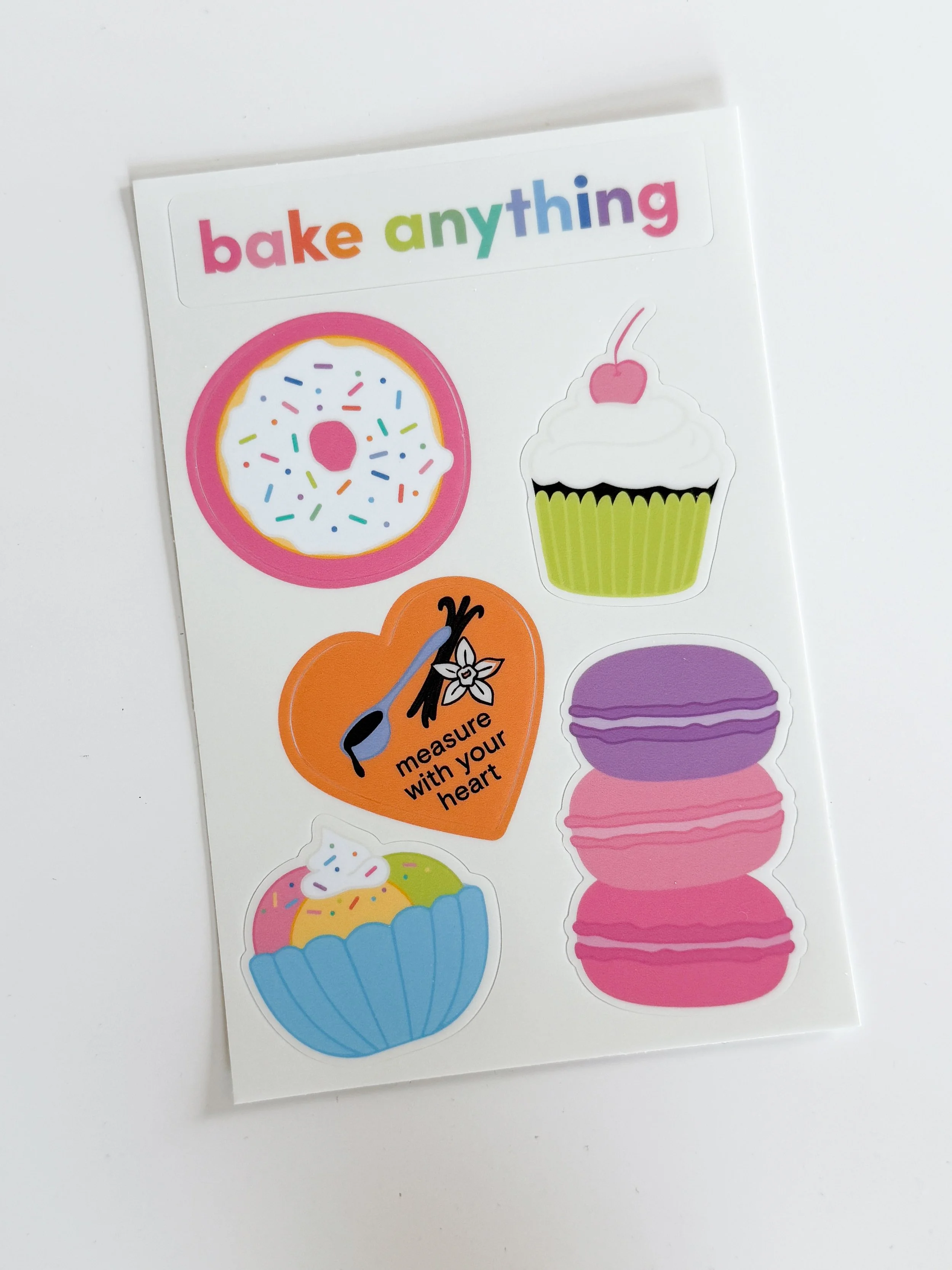Bake Anything Sticker Set
