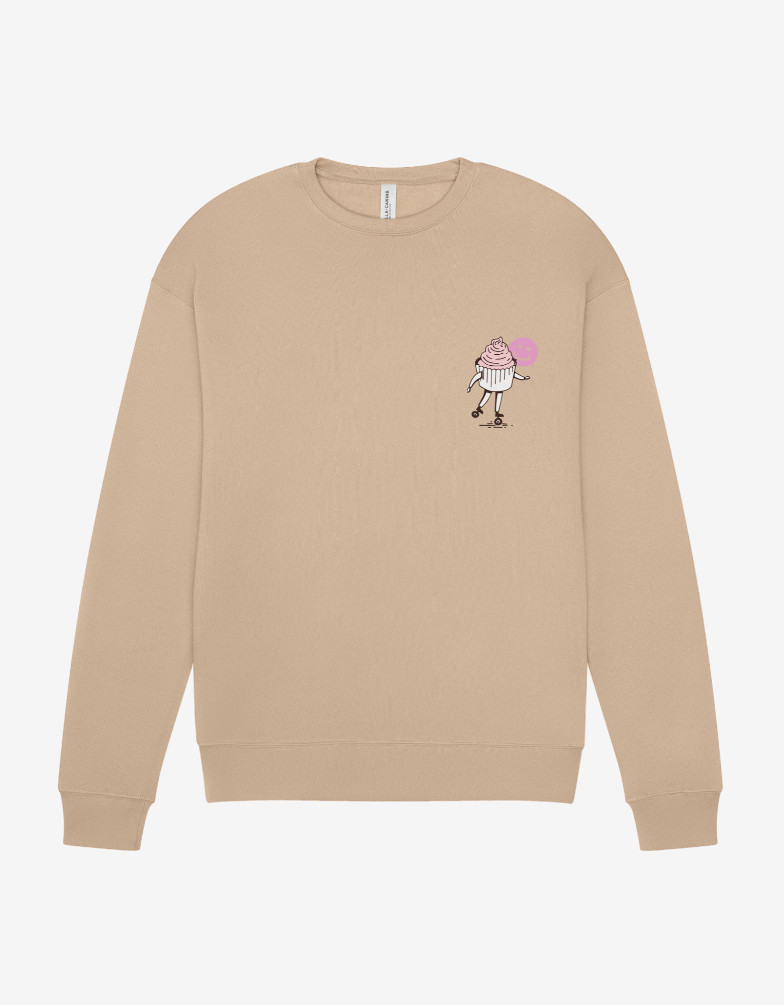 Roller Cupcake Crewneck Sweatshirt