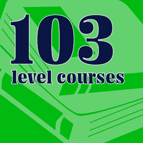 103 level courses