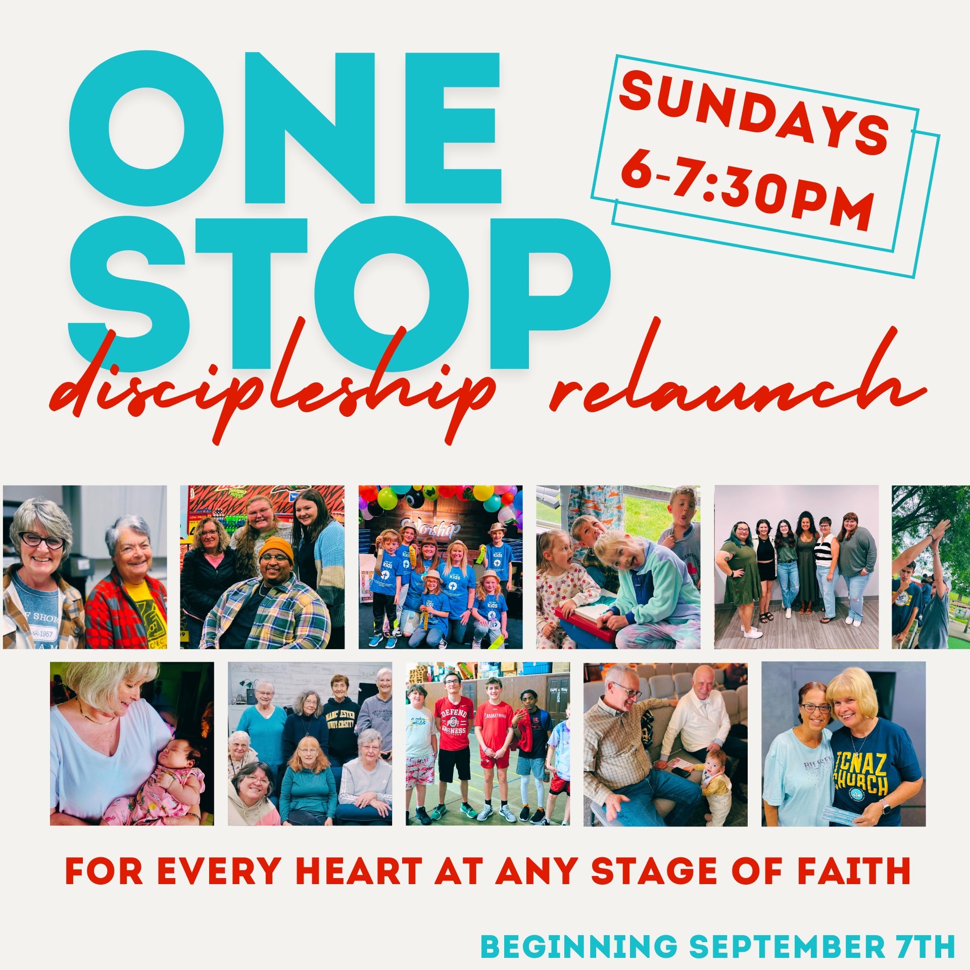 One Stop Discipleship Relaunch