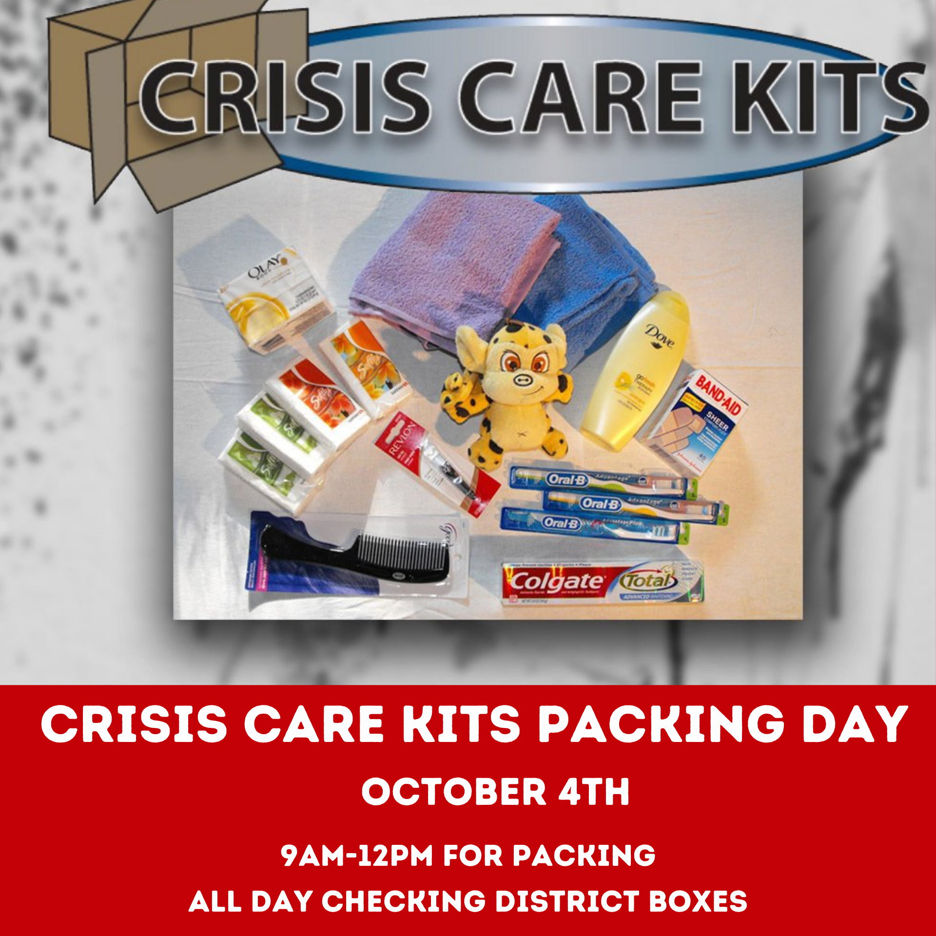 Crisis Care Kits Packing Day