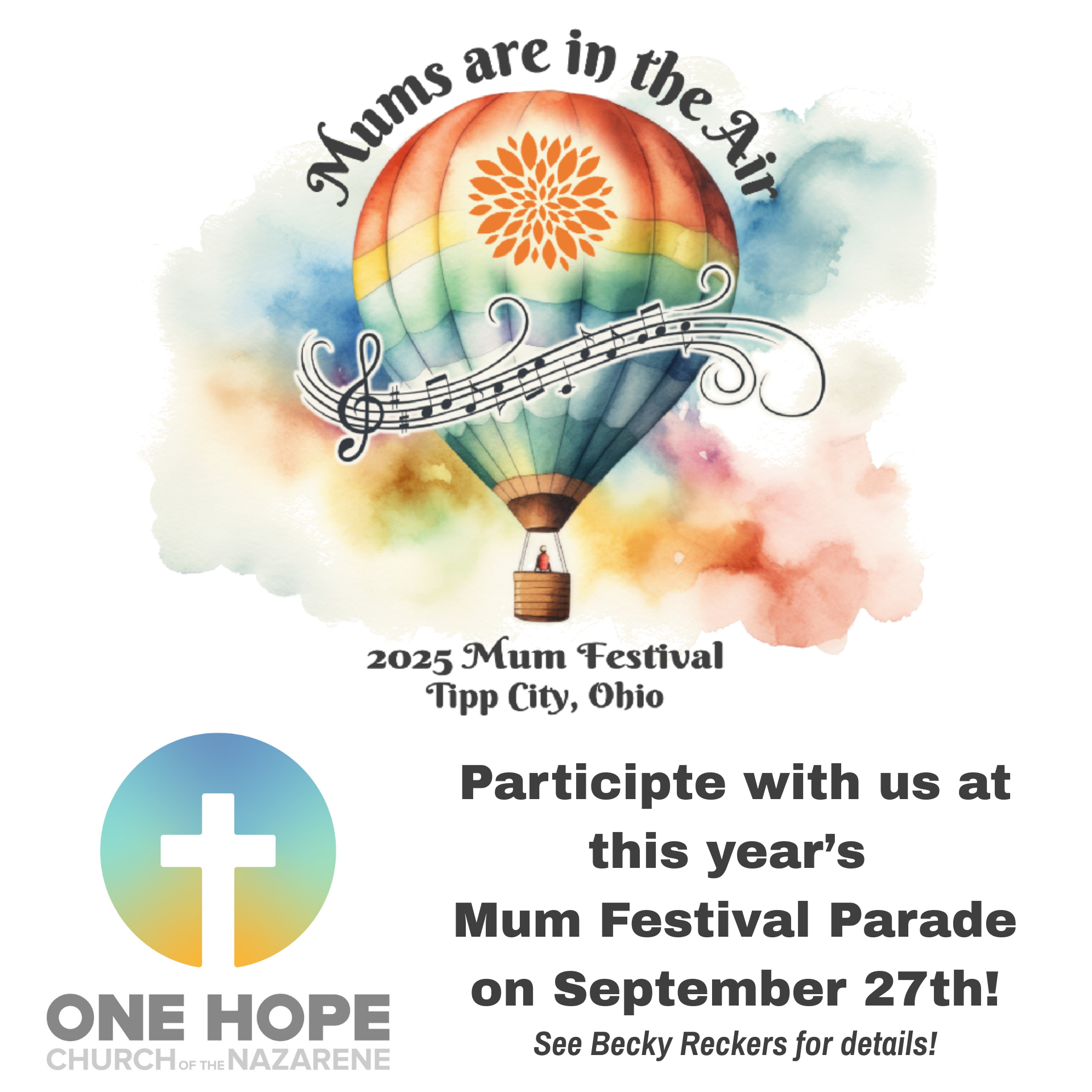 One Hope at the Mum Festival!
